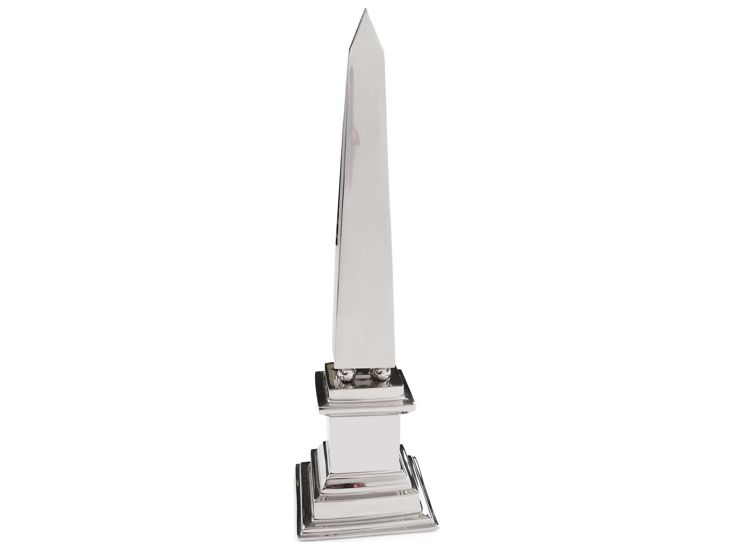 Howard Elliott Silver Stainless Steel Obelisk