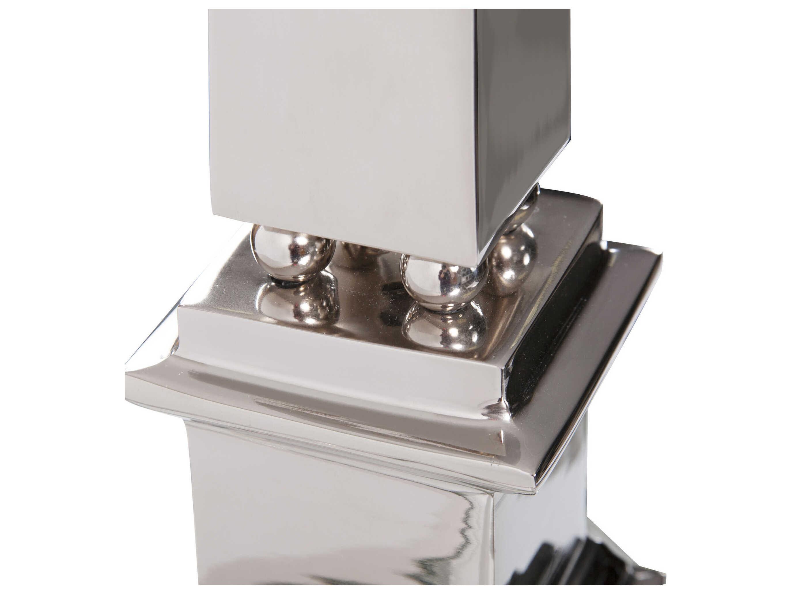 Howard Elliott Silver Stainless Steel Obelisk