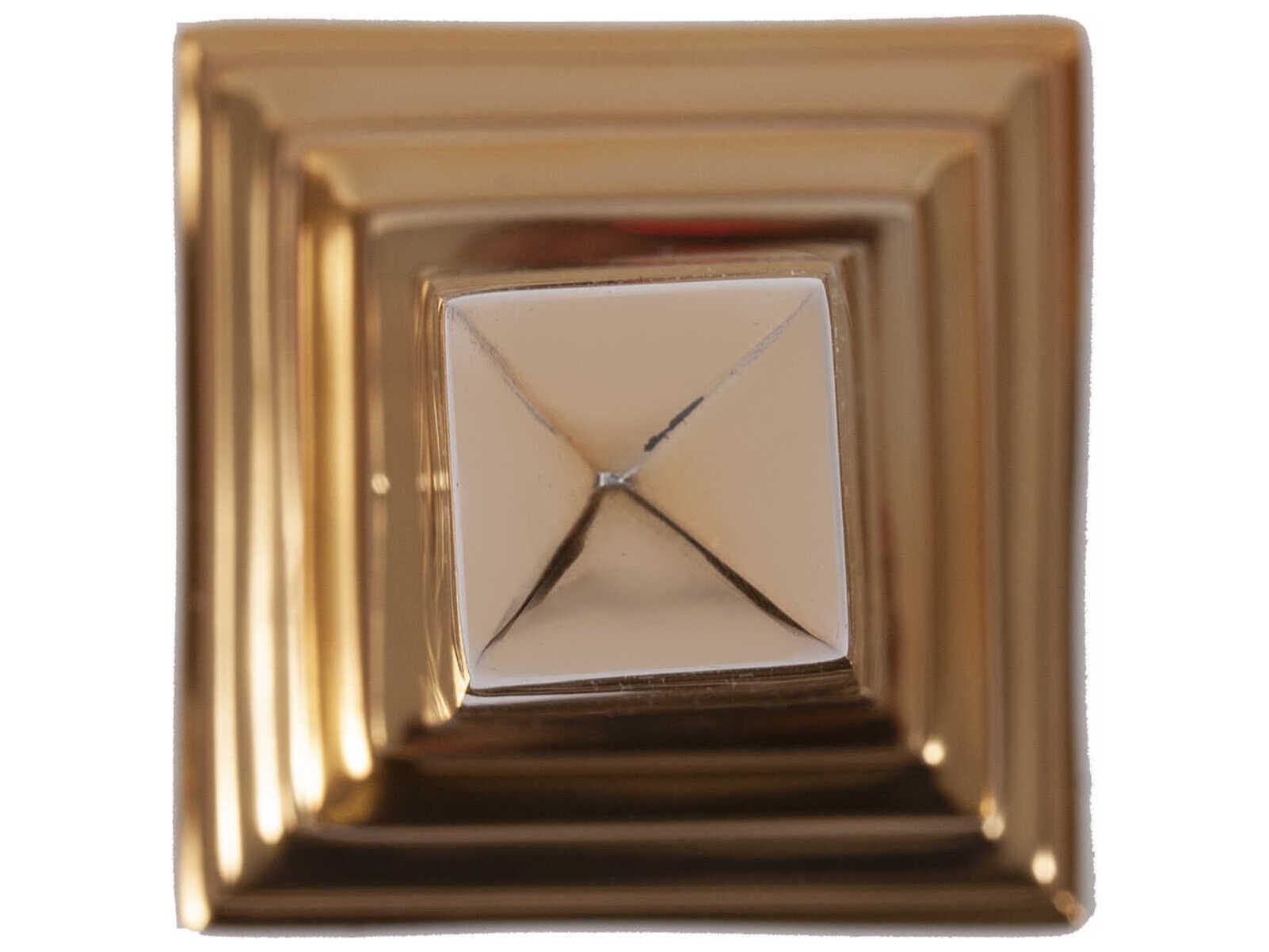 Howard Elliott Gold Stainless Steel Obelisk