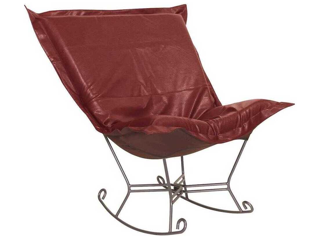 Howard Elliott Scroll Puff Rocker Accent Chair