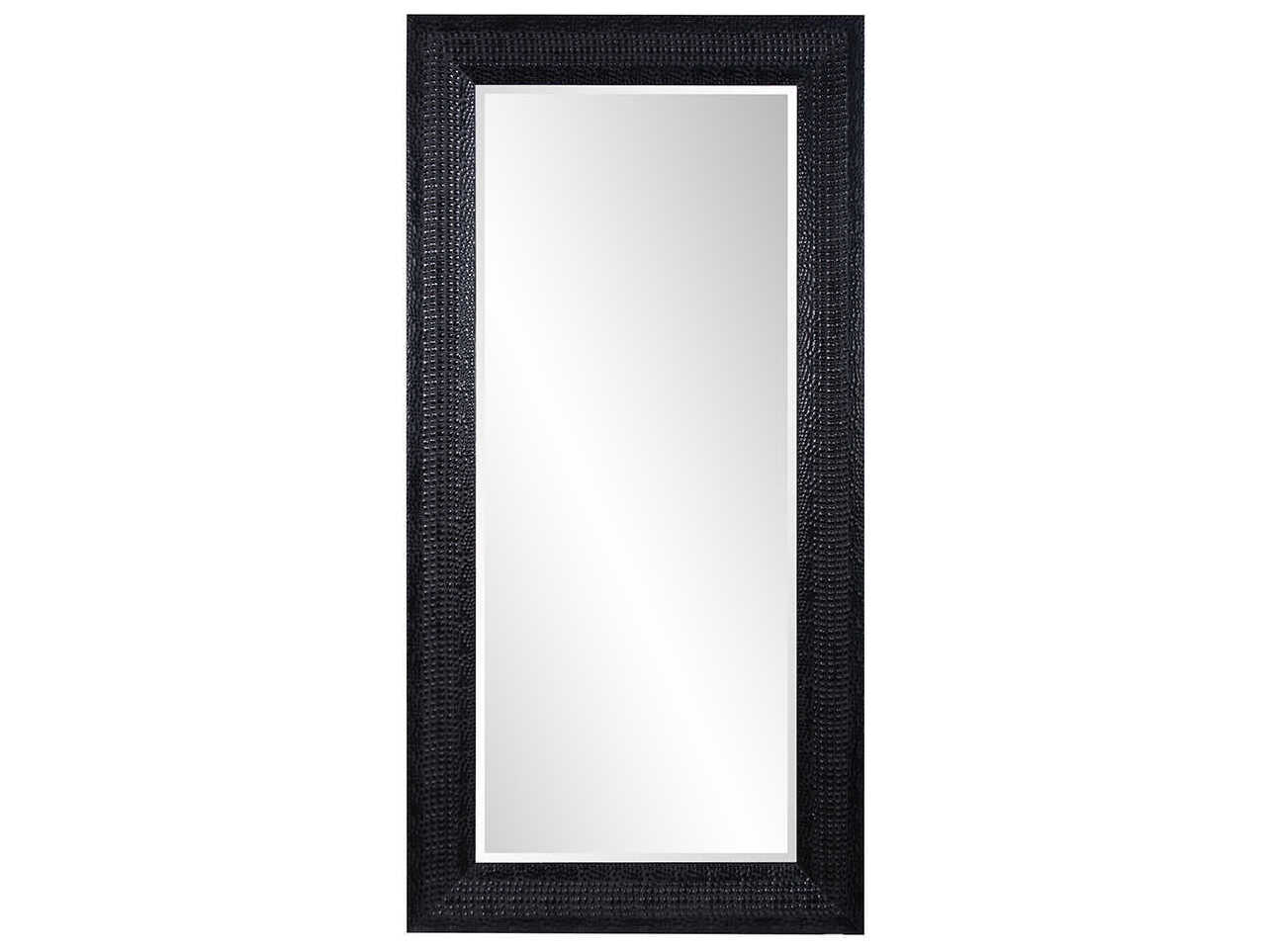 Howard Elliott Drago Black Rectangular Wall Mirror