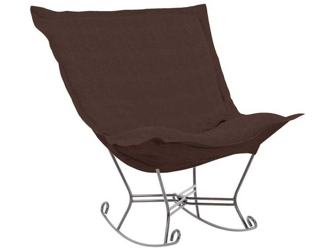 Howard Elliott Scroll Puff Rocker Accent Chair