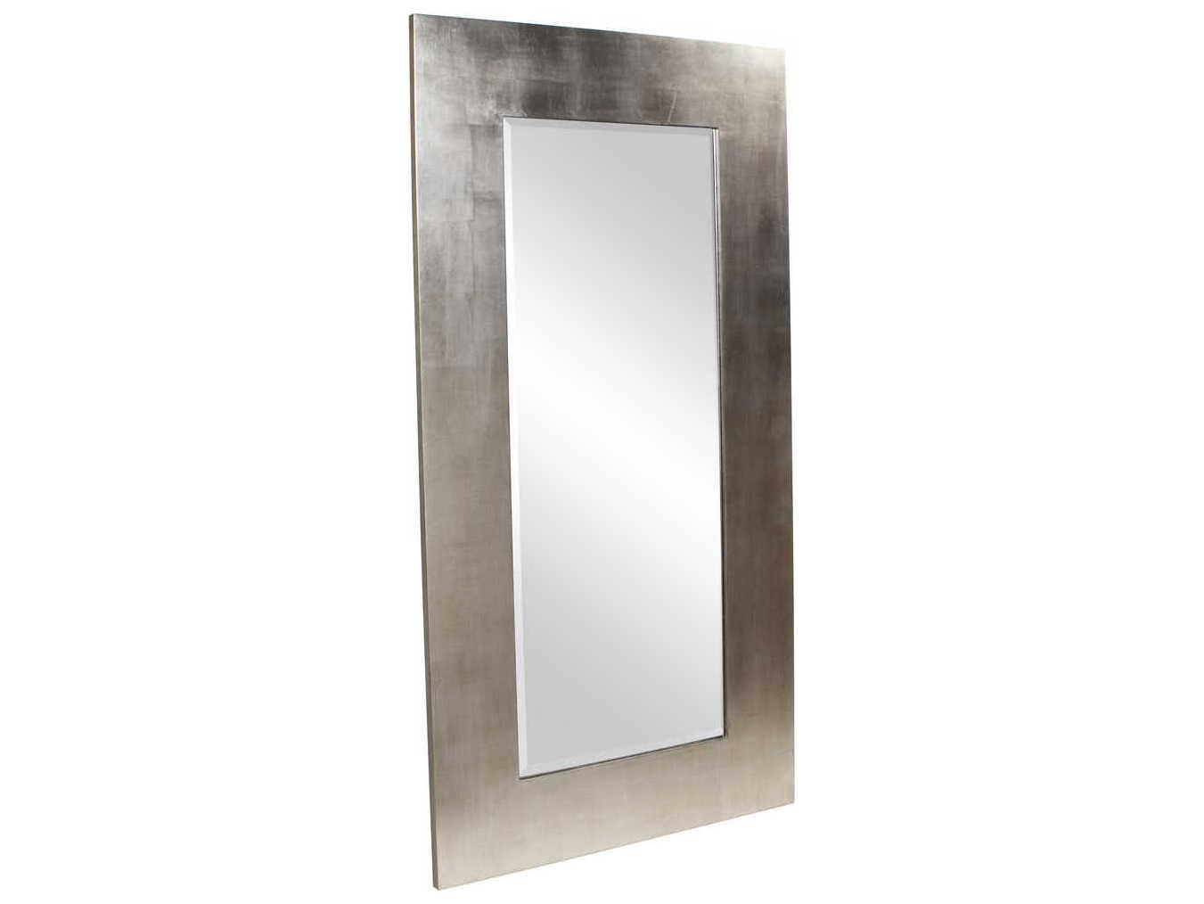 Howard Elliott Sonic Silver Leaf Rectangular Wall Mirror