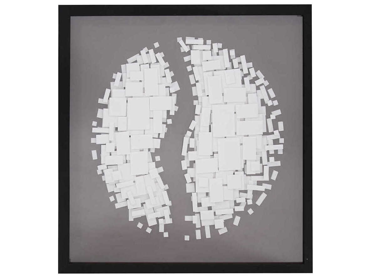 Howard Elliott Abstract Paper Globe Shadowbox Art