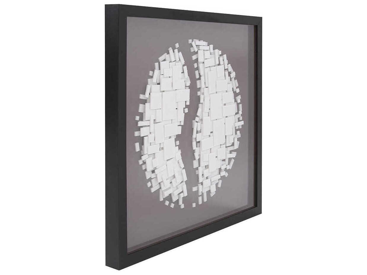 Howard Elliott Abstract Paper Globe Shadowbox Art