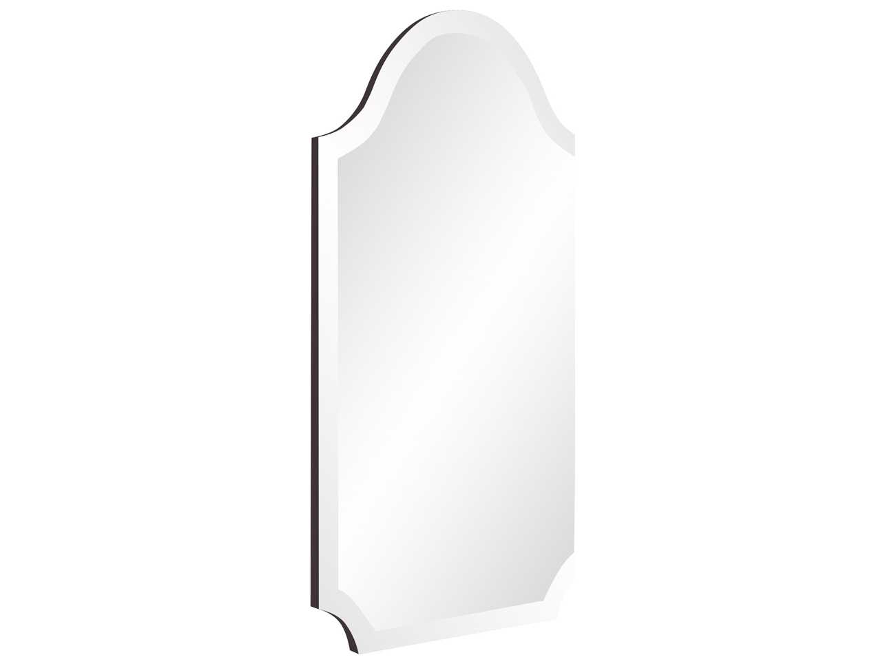 Howard Elliott Frameless Arched Wall Mirror