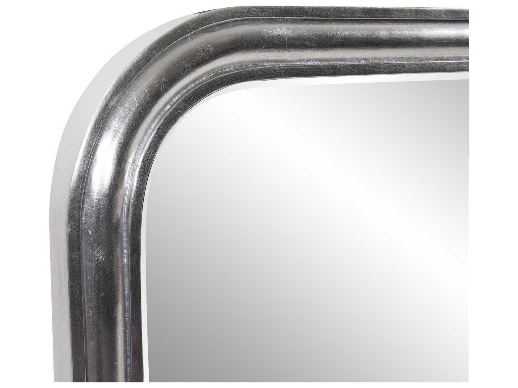 Howard Elliott French Philippe Bright Silver Wall Mirror