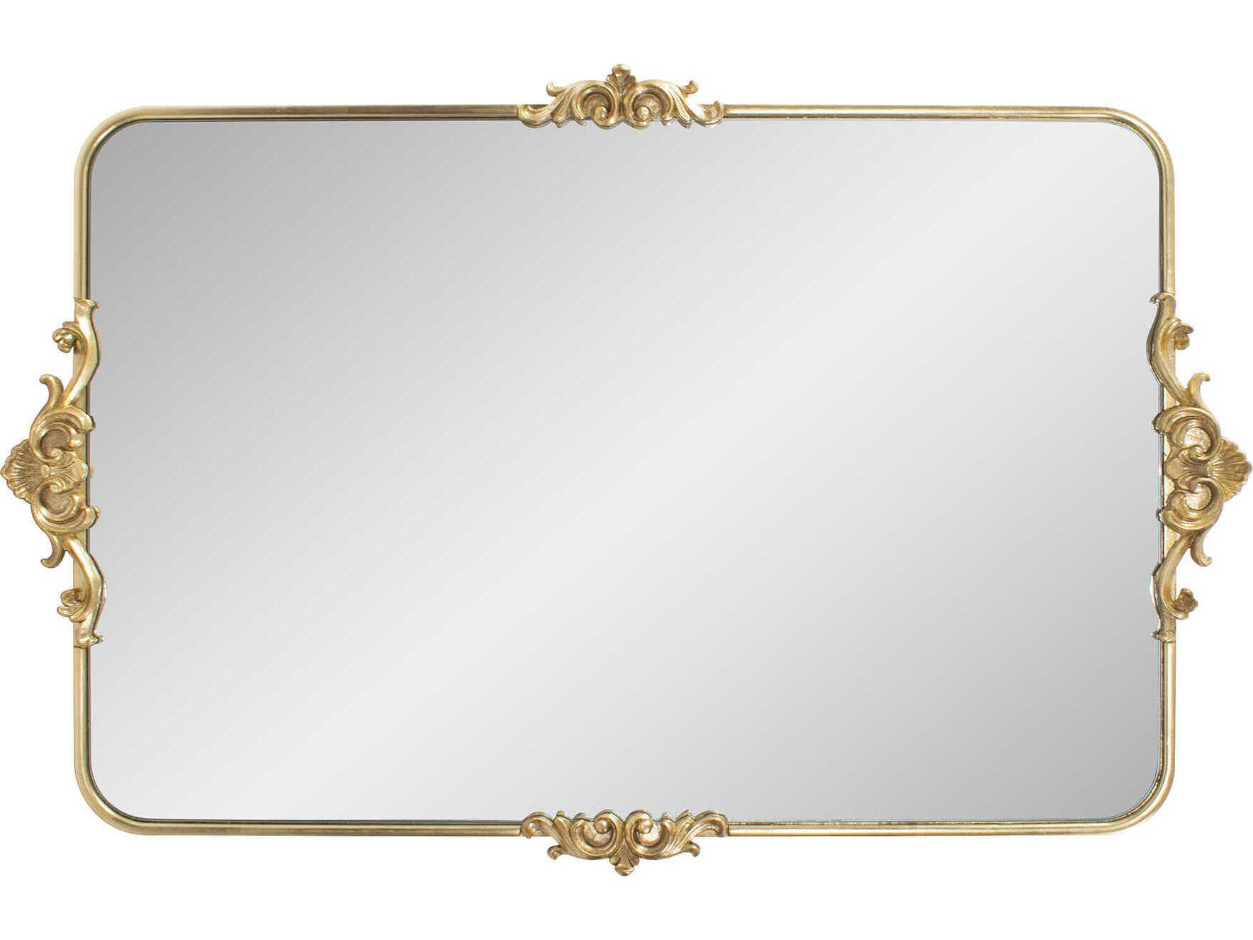 Howard Elliott Wanstead Park Gold Rectangular Wall Mirror