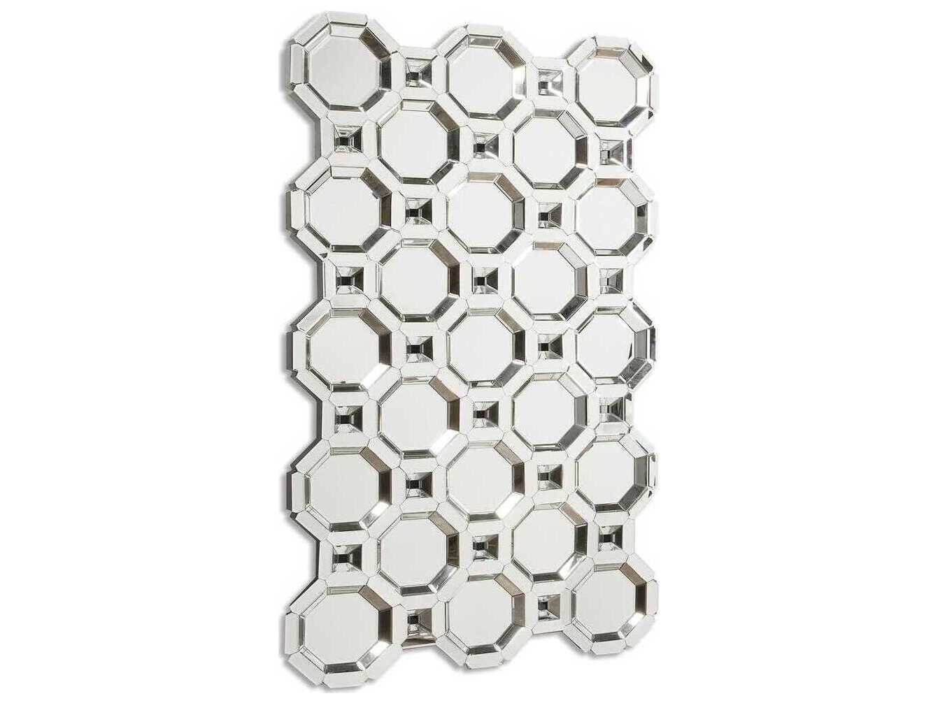 Howard Elliott Crawford Silver Wall Mirror