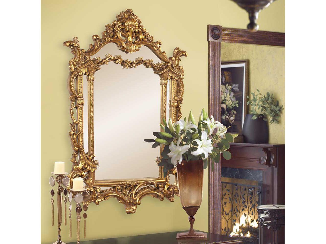 Howard Elliott Arlington Gold Wall Mirror