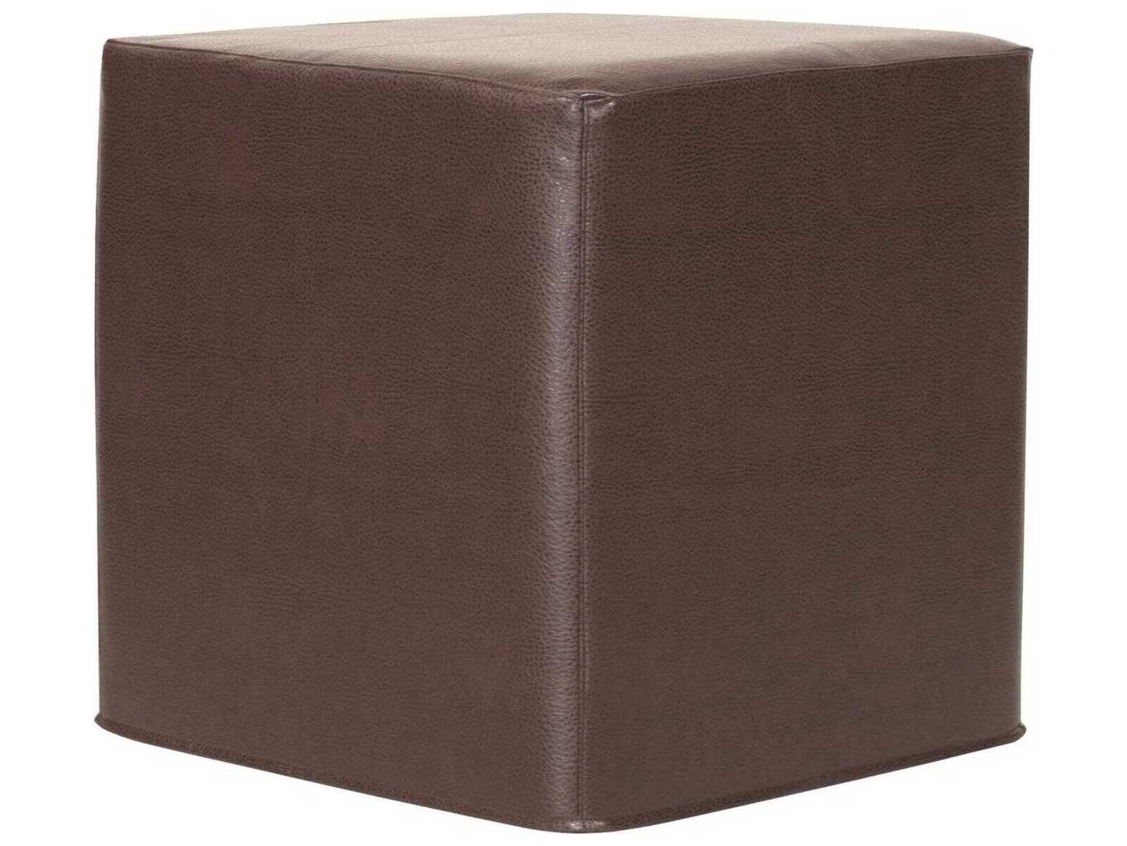 Howard Elliott No Tip Upholstered Block Ottoman