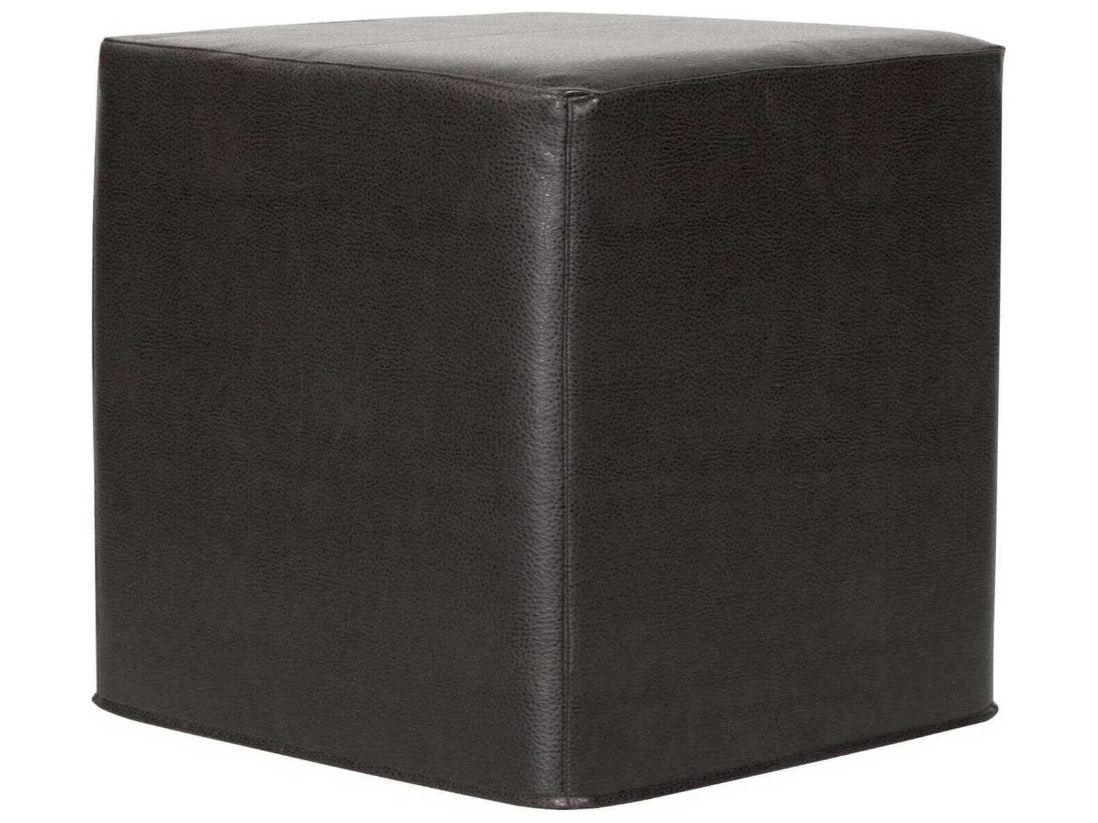 Howard Elliott No Tip Upholstered Block Ottoman