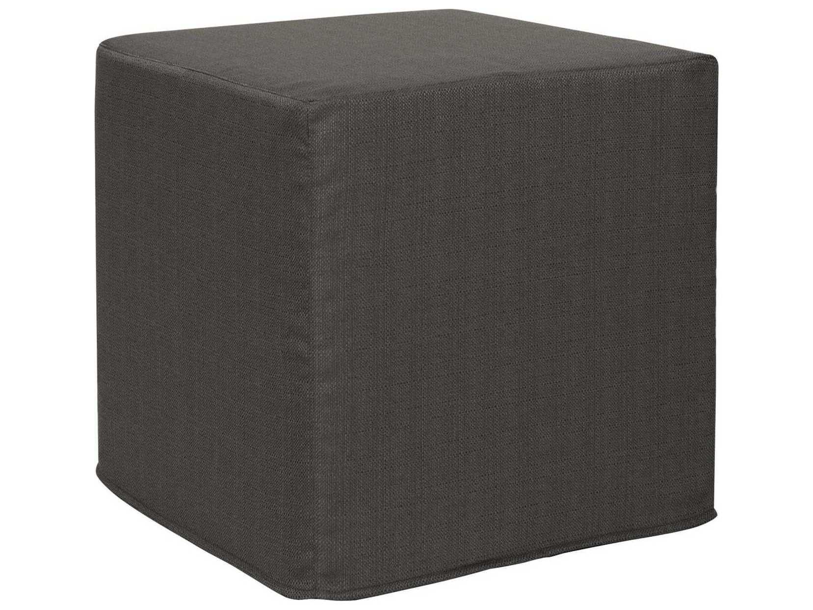 Howard Elliott No Tip Upholstered Block Ottoman
