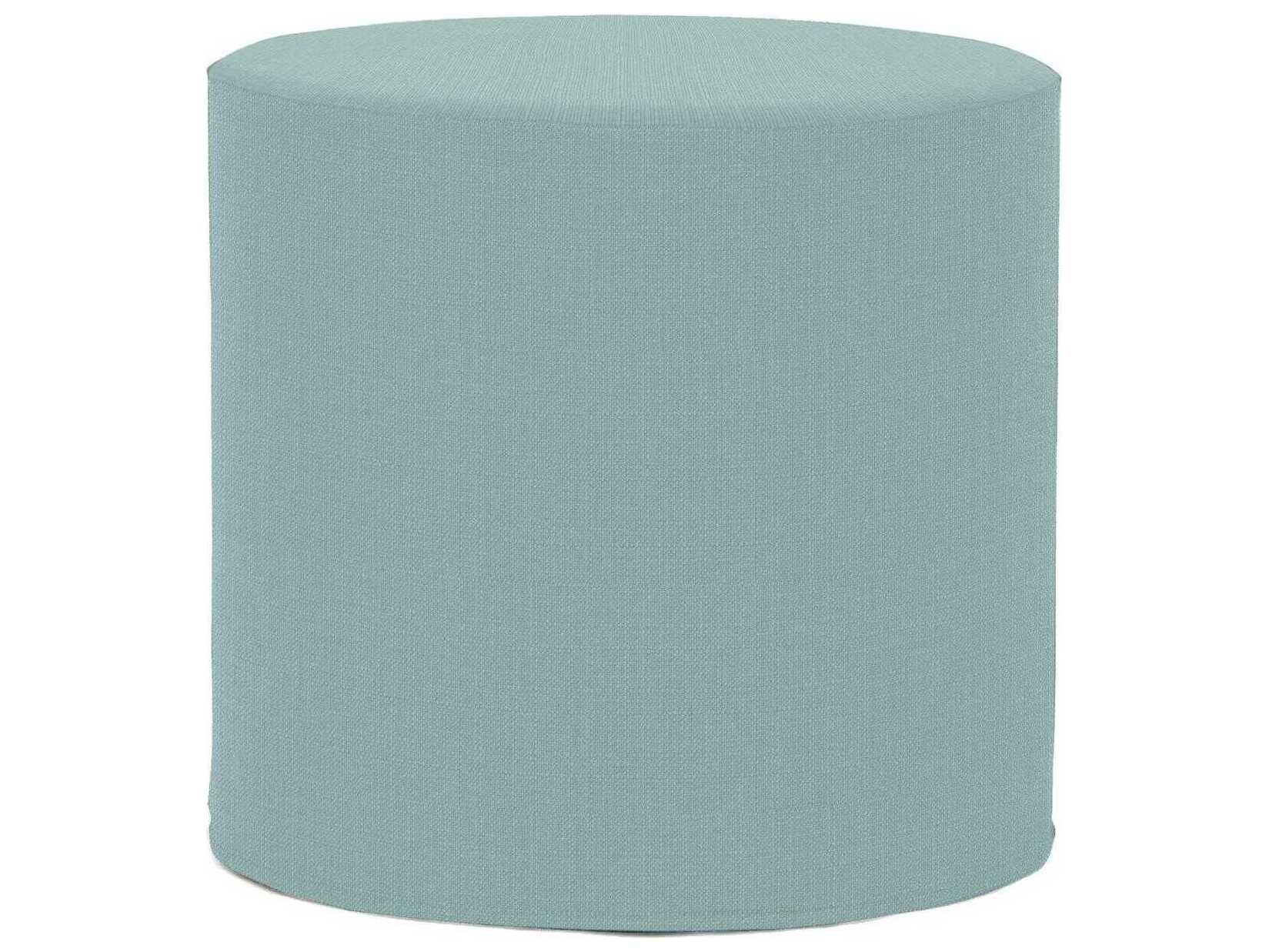 Howard Elliott No Tip Upholstered Cylinder Ottoman