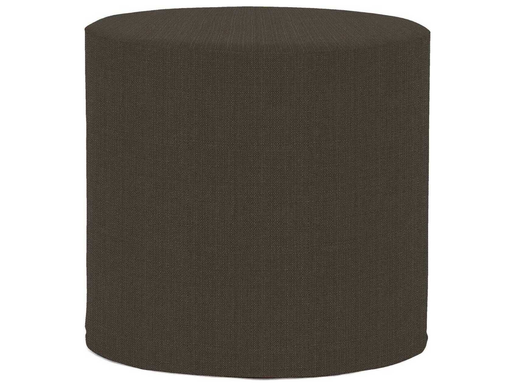 Howard Elliott No Tip Upholstered Cylinder Ottoman