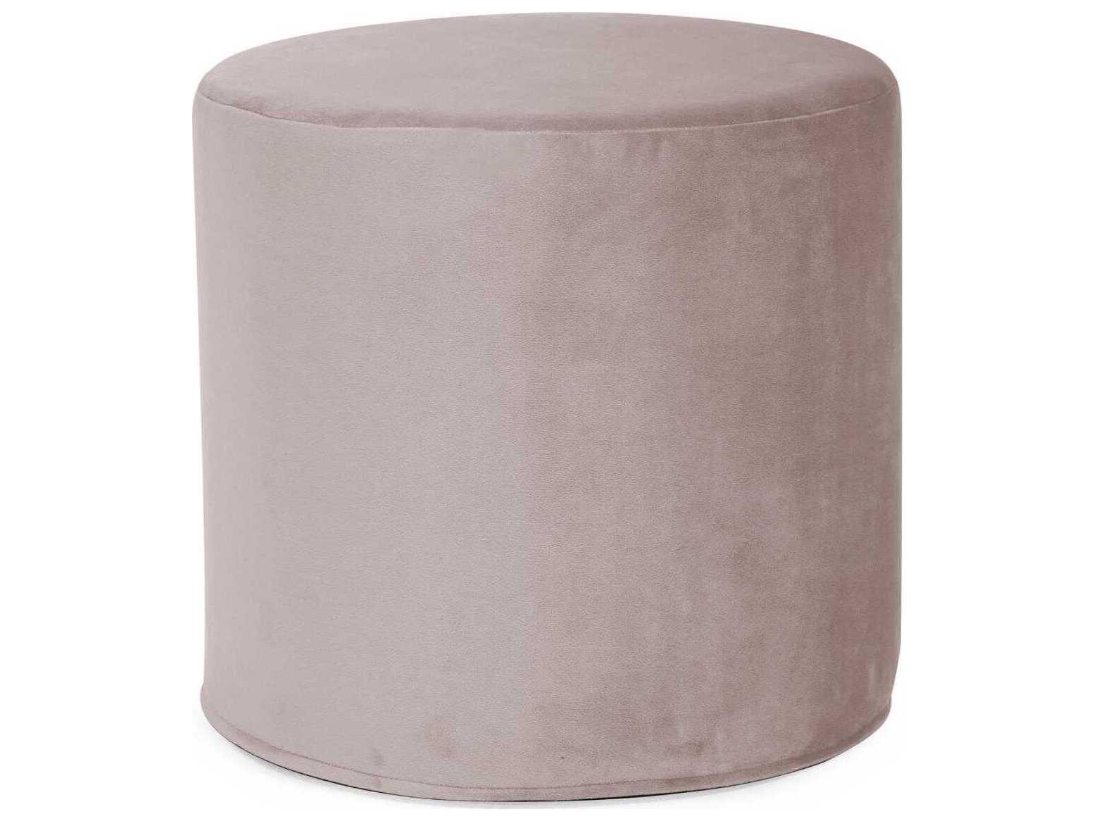 Howard Elliott No Tip Upholstered Cylinder Ottoman