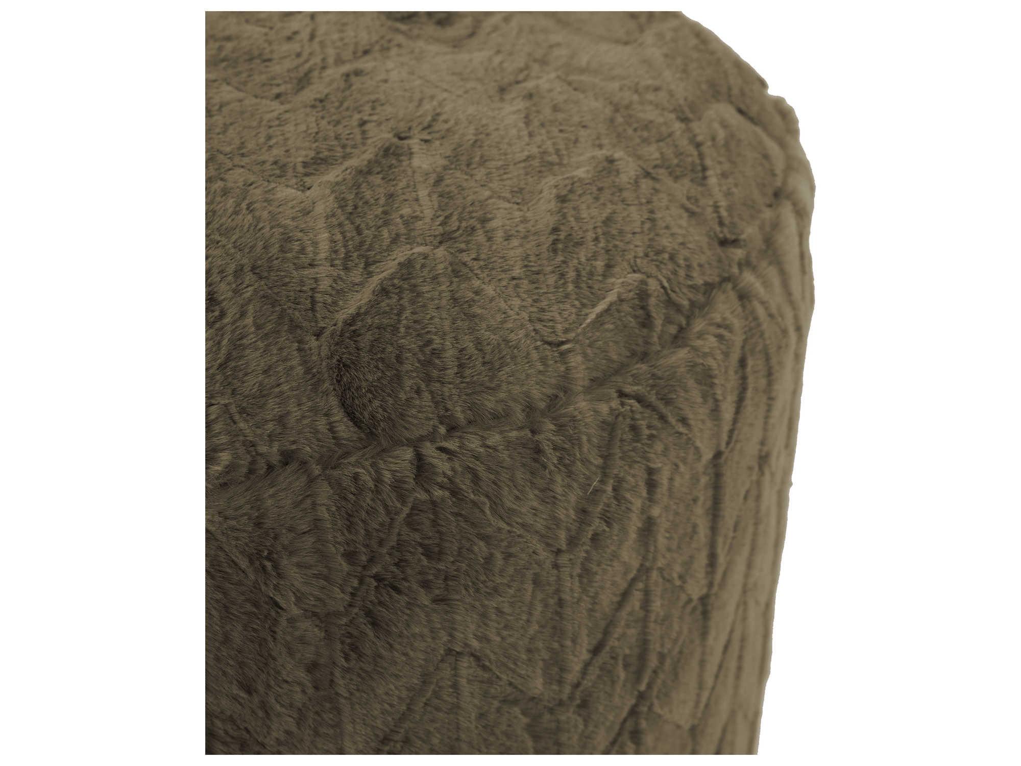 Howard Elliott Angora Moss Foot Pouf