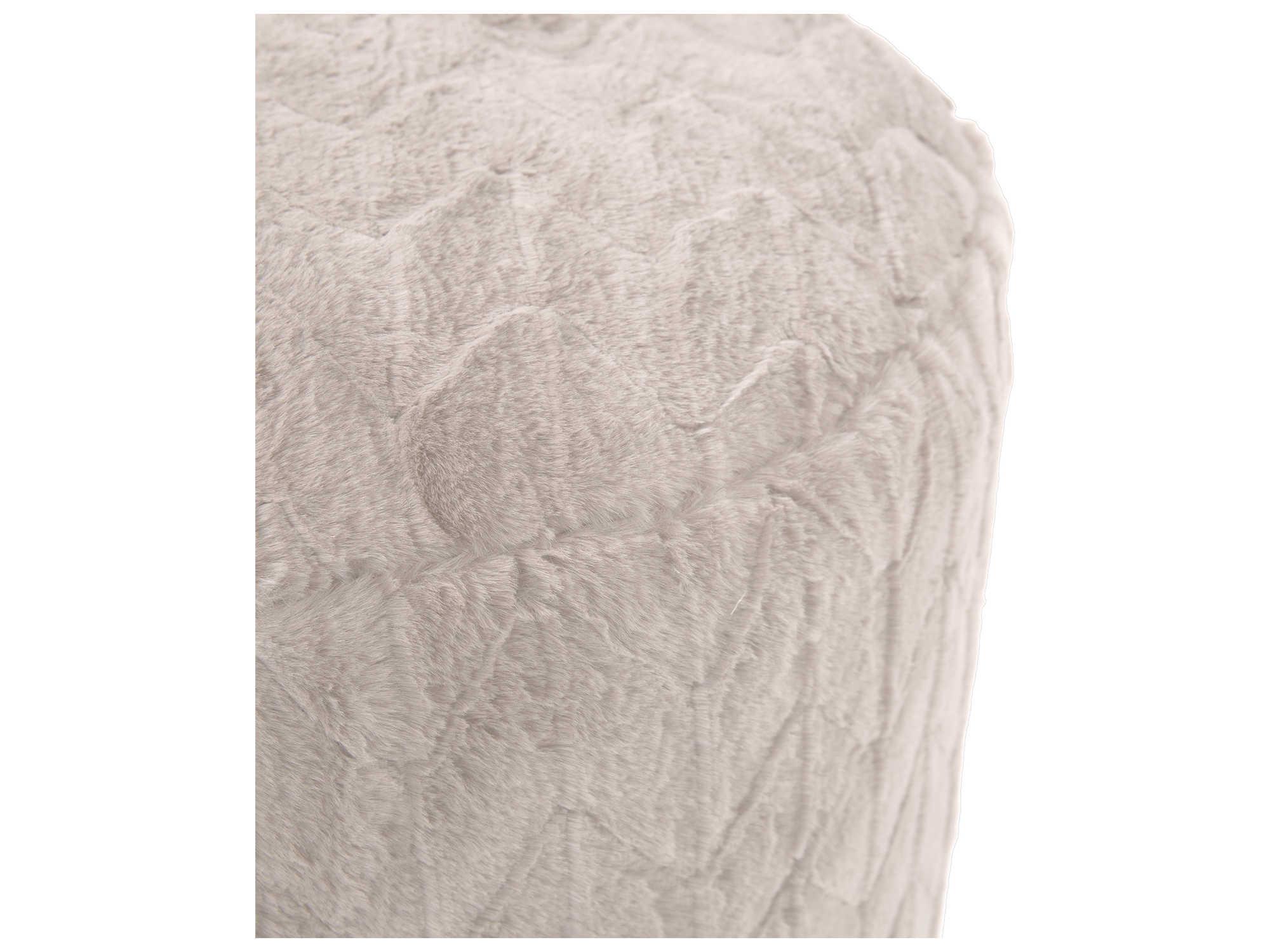 Howard Elliott Angora Natural Foot Pouf
