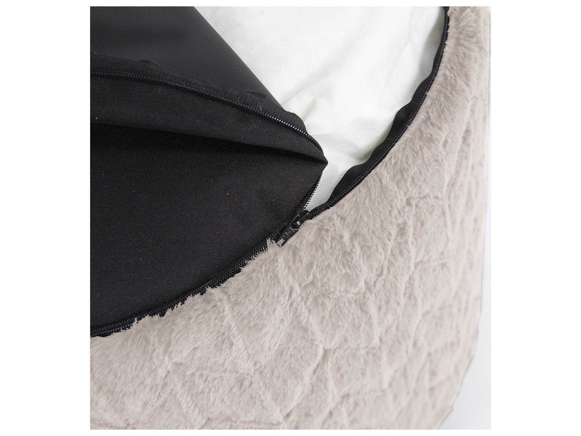 Howard Elliott Angora Natural Foot Pouf