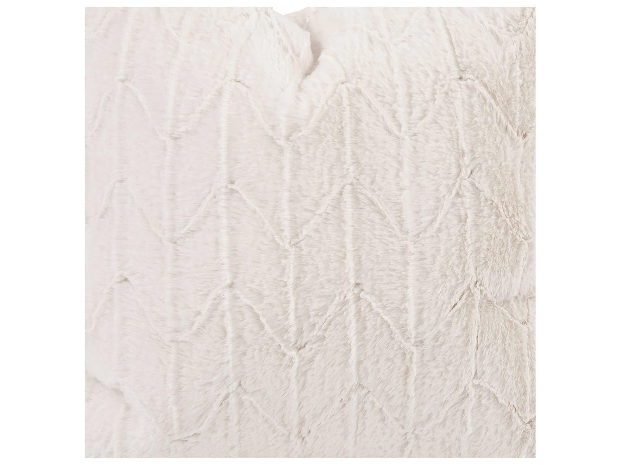 Howard Elliott Angora Natural Foot Pouf