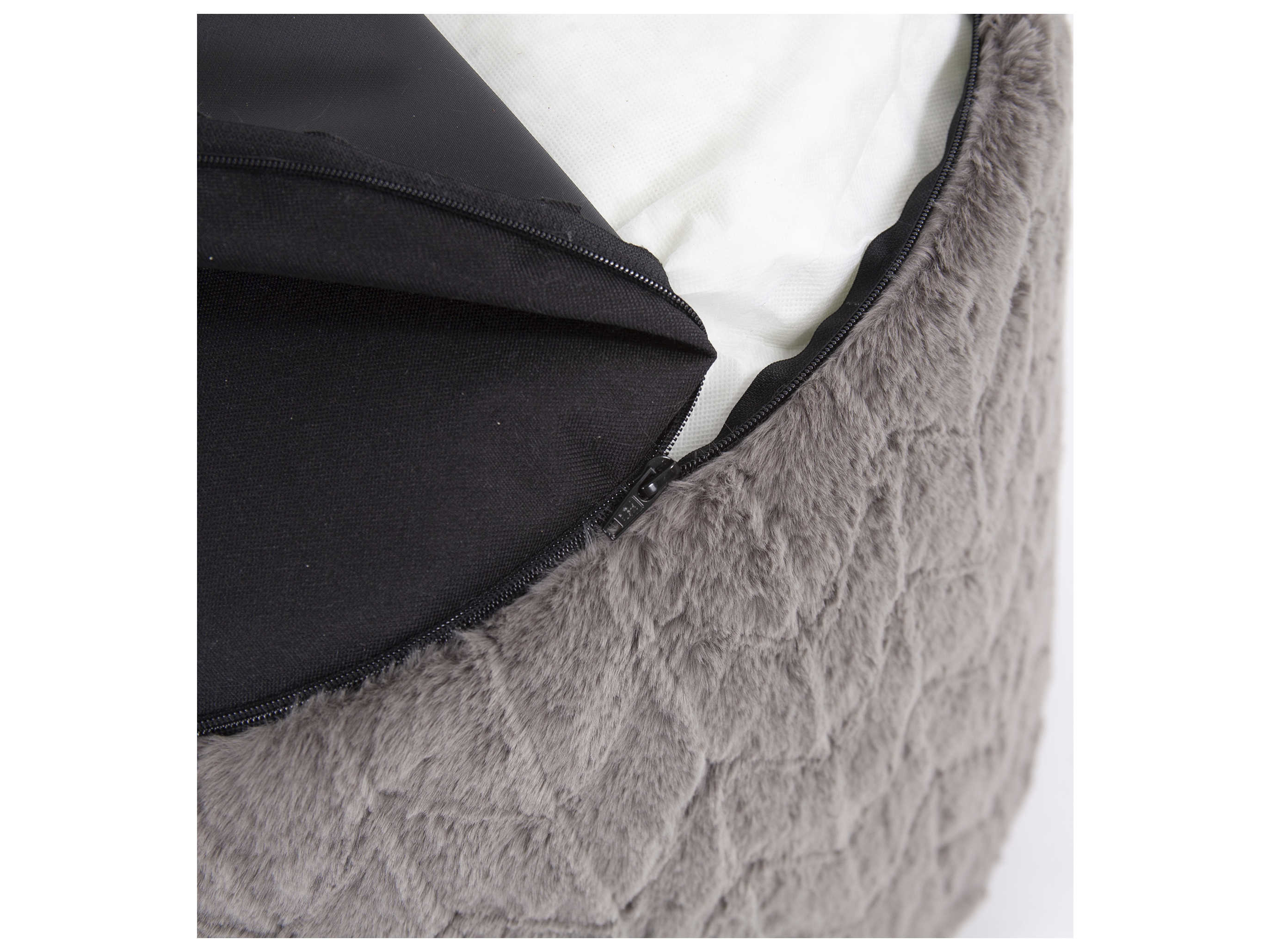 Howard Elliott Angora Stone Foot Pouf