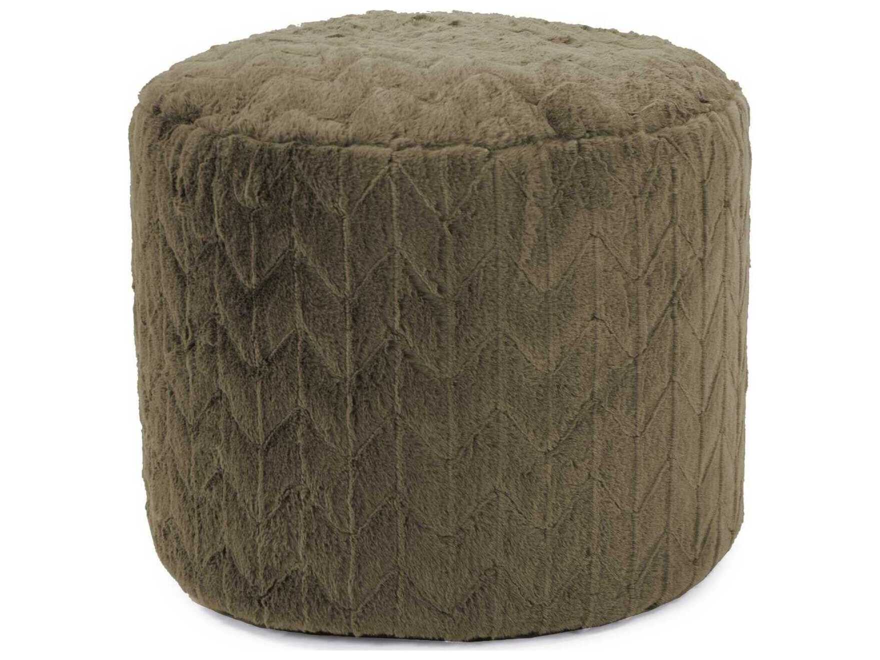 Howard Elliott Upholstered Tall Pouf