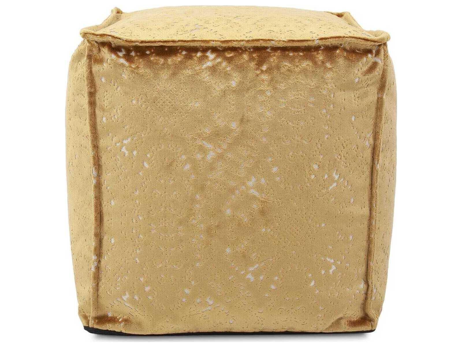 Howard Elliott Upholstered Square Pouf