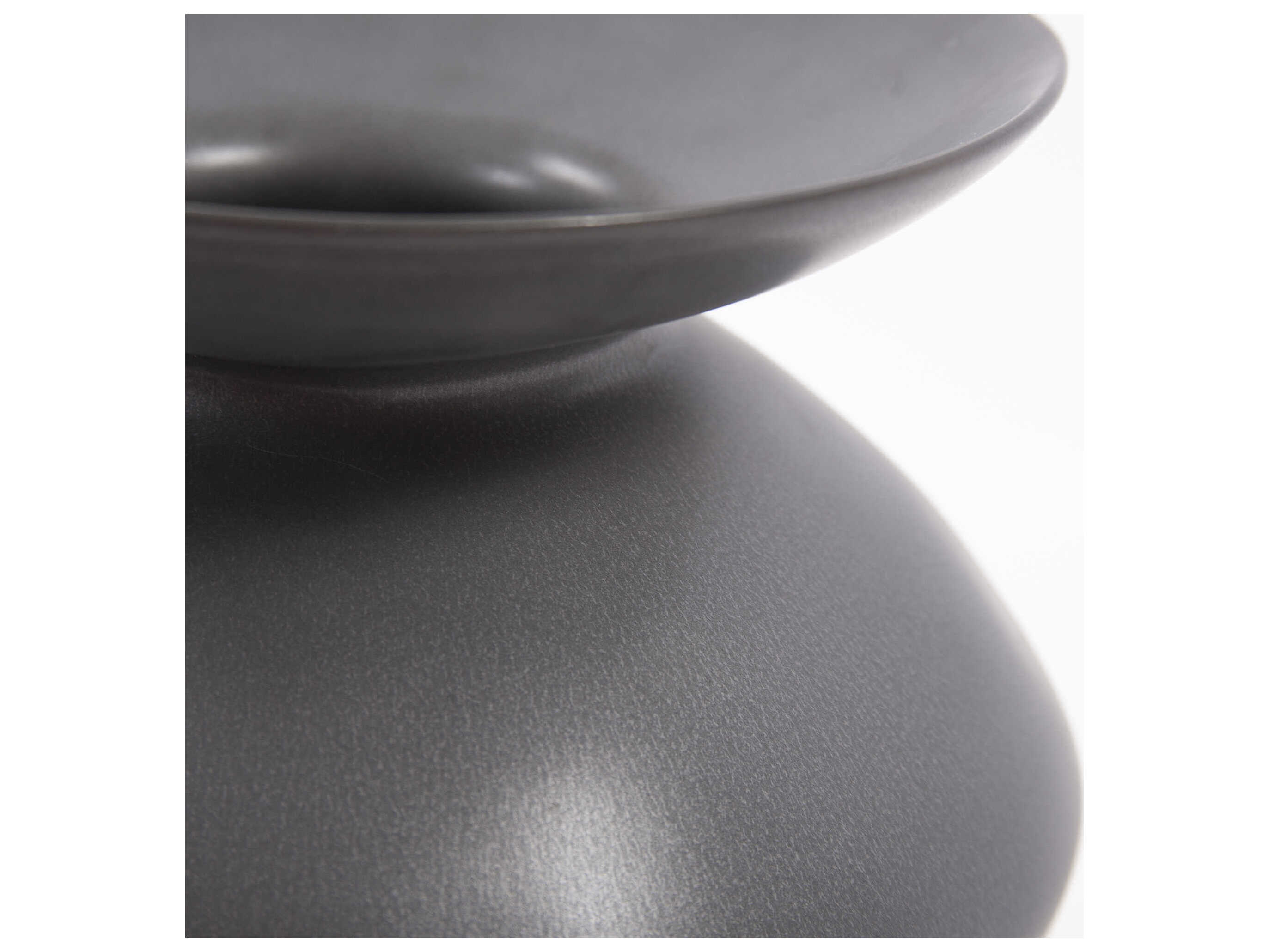 Howard Elliott Graphite Flared Vase