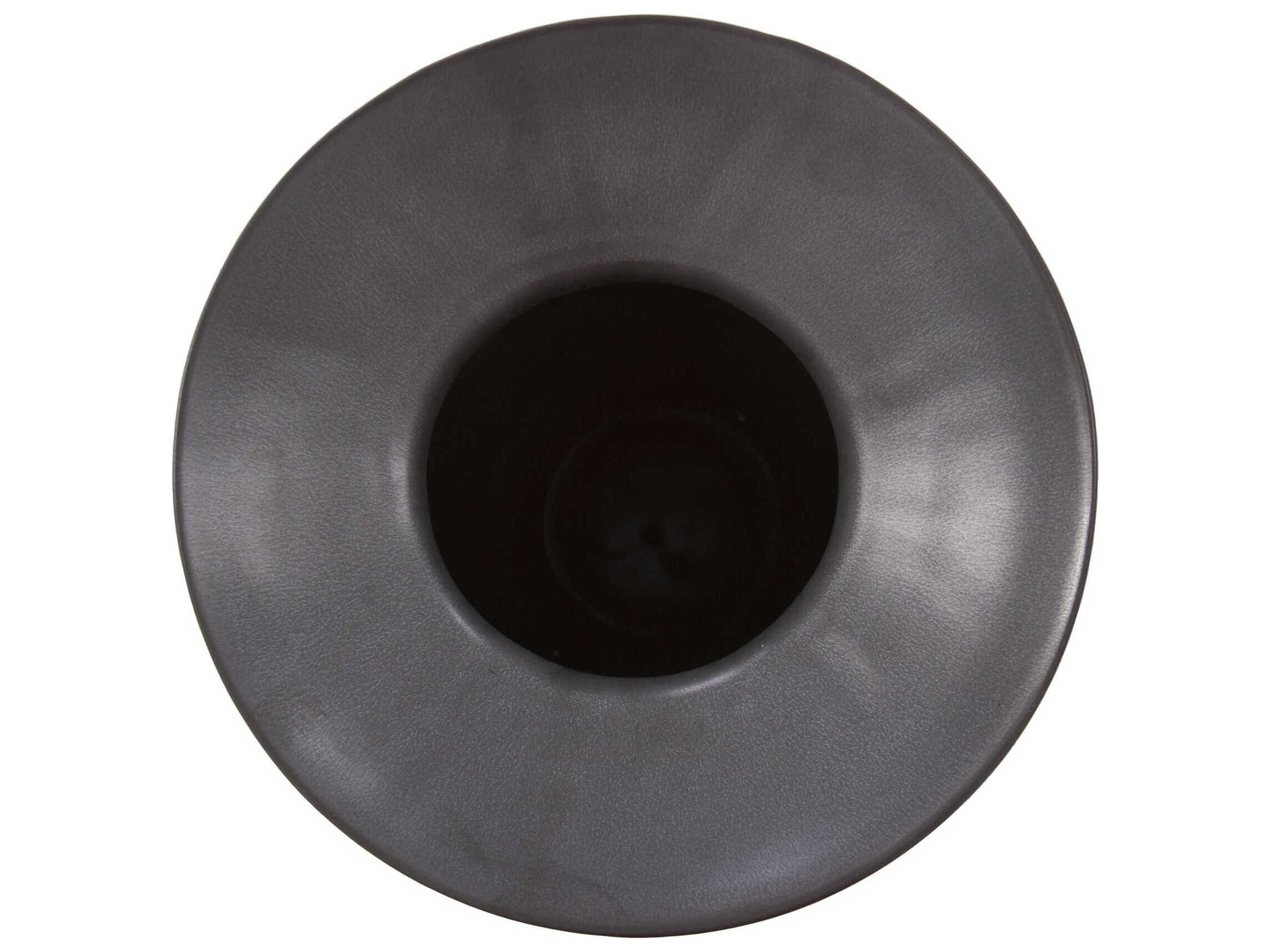 Howard Elliott Graphite Flared Vase