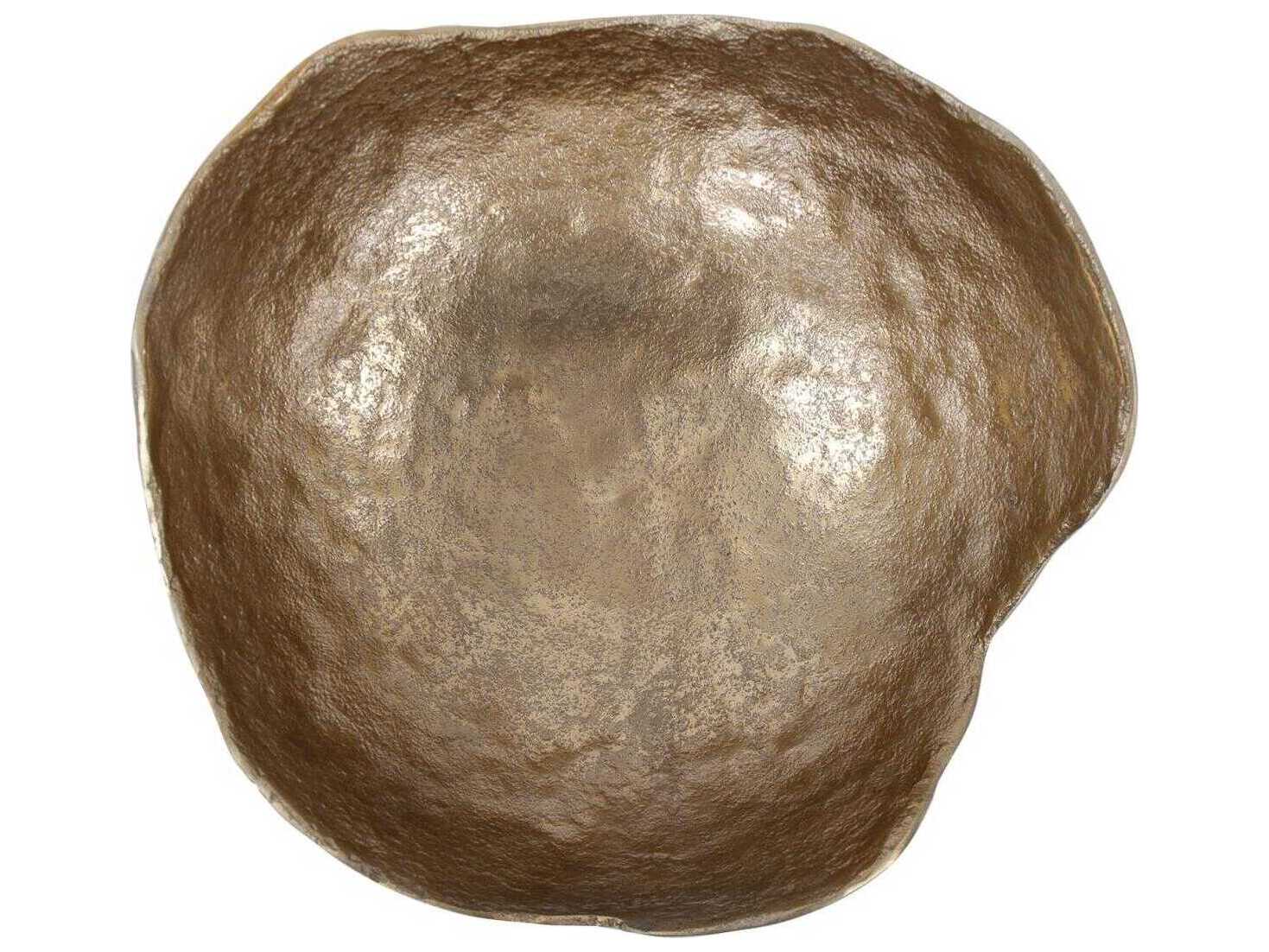 Howard Elliott Lustrous Gold Decorative Bowl