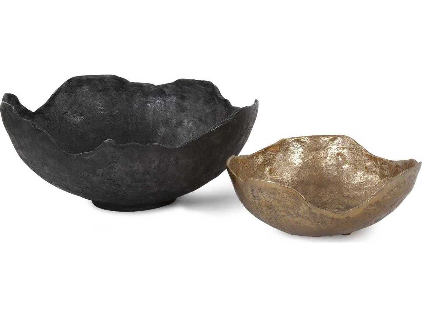 Howard Elliott Lustrous Gold Decorative Bowl