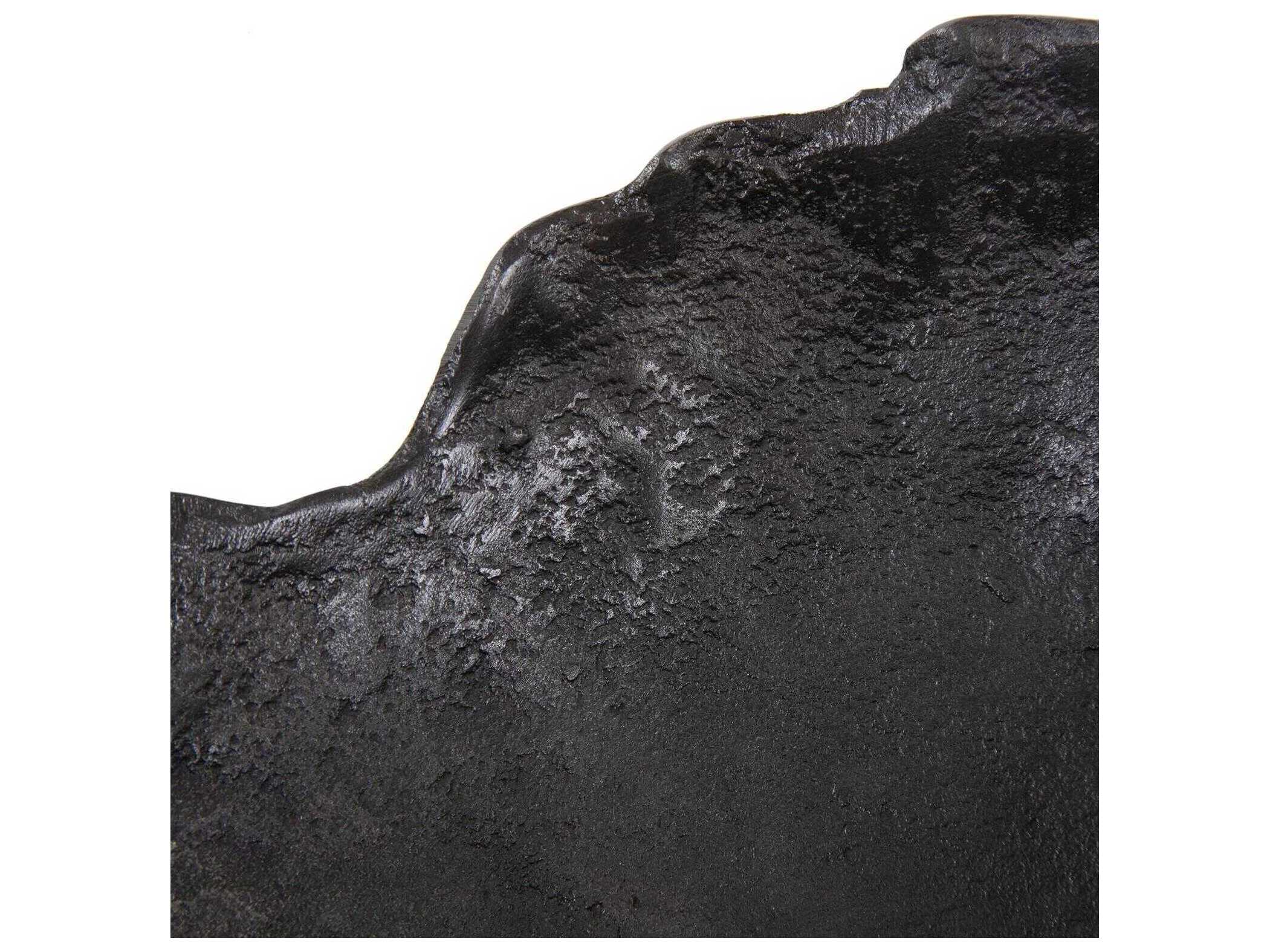 Howard Elliott Aged Bronze Rough Large Decorative Bowl