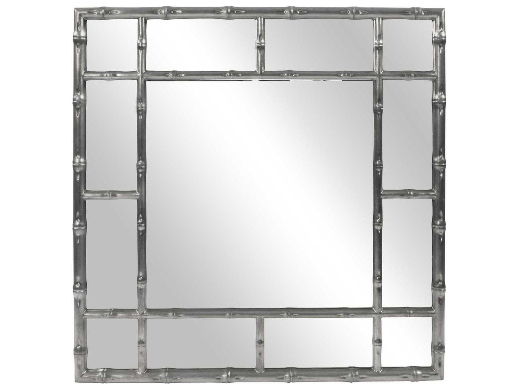 Howard Elliott Bamboo Square Wall Mirror