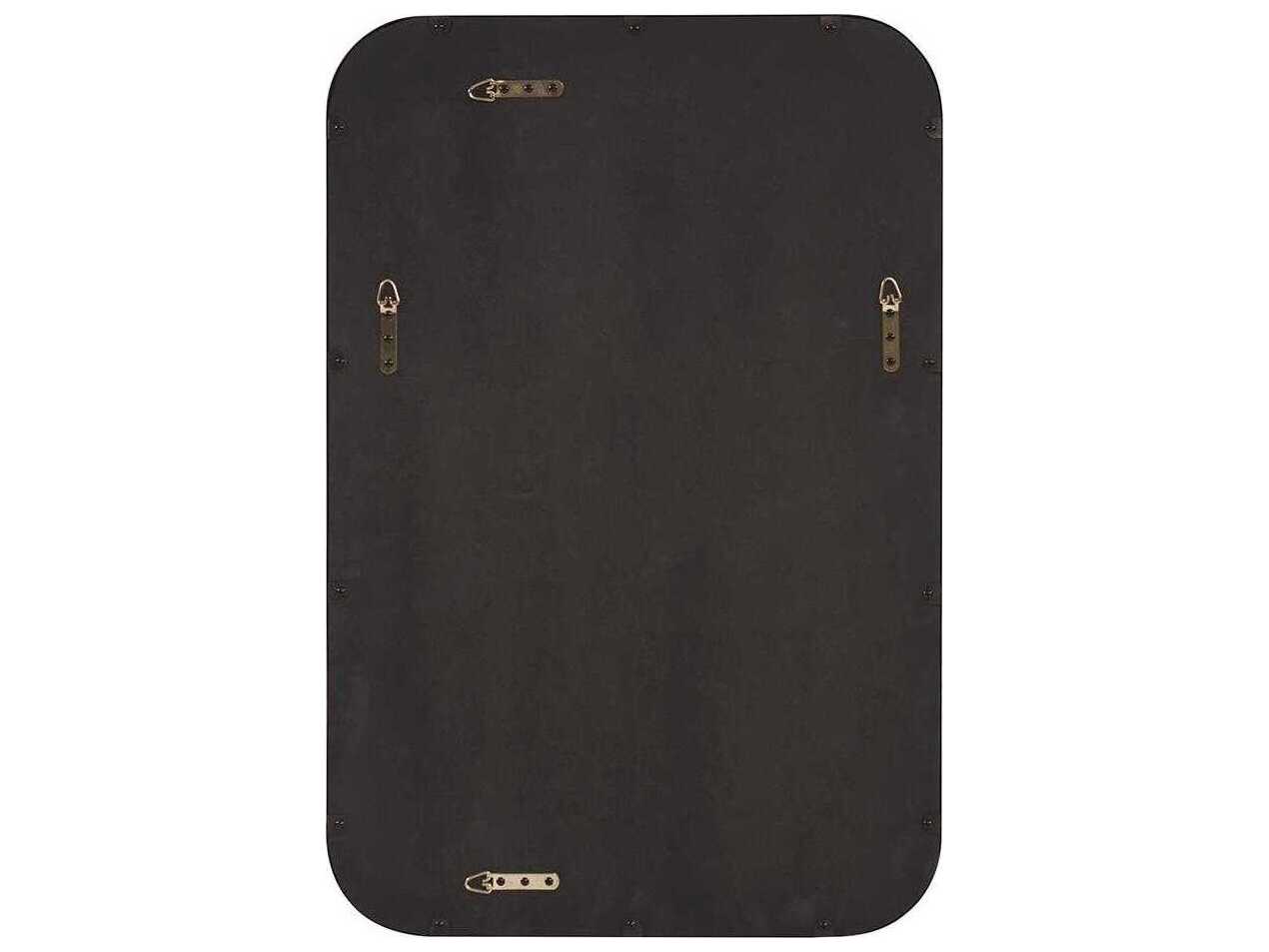 Howard Elliott Marcello Bronze Rectangular Wall Mirror