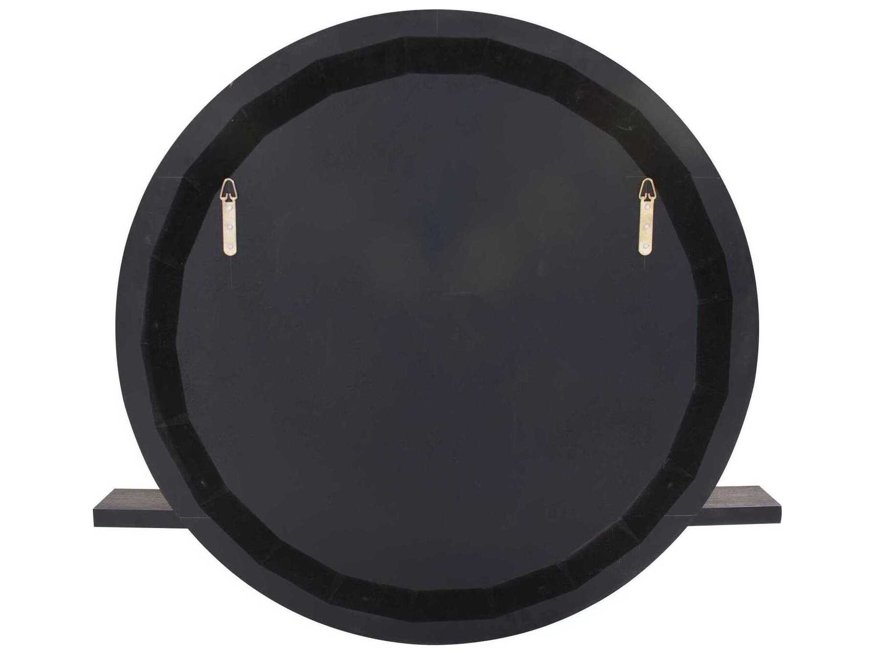 Howard Elliott Winston Gray Round Wall Mirror