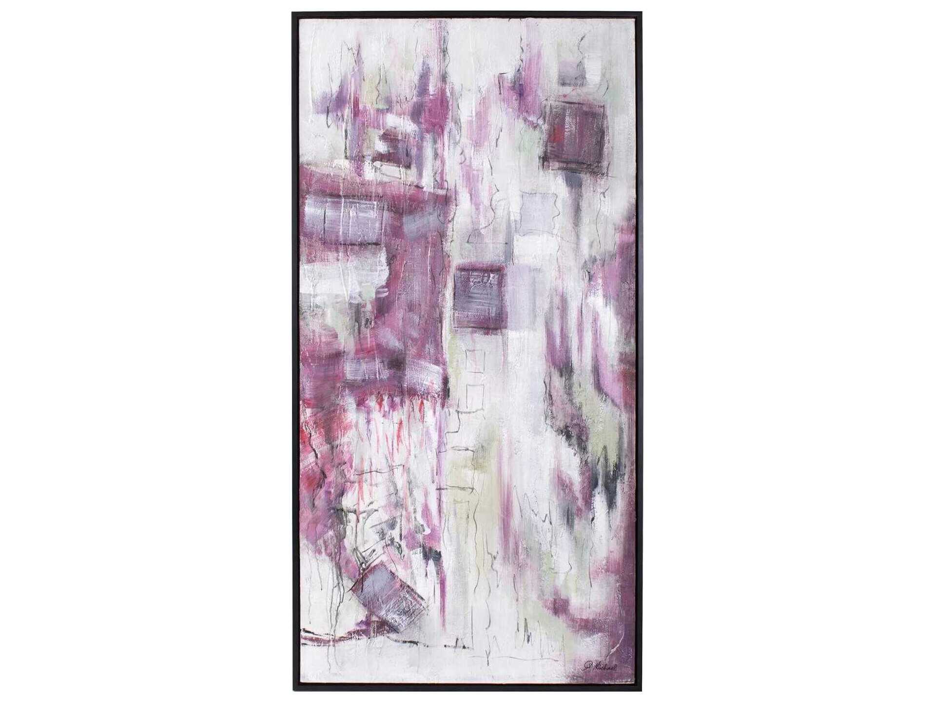 Howard Elliott Color Me Pink Hand Painted Wall Art