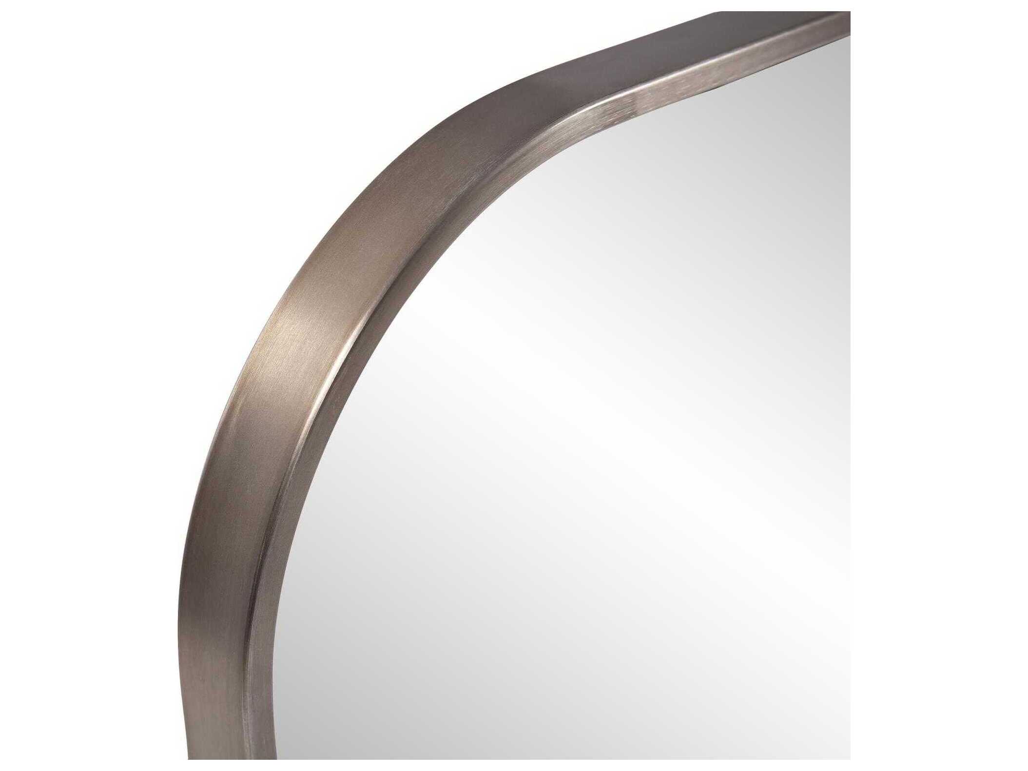 Howard Elliott Copenhagen Brass Square Wall Mirror