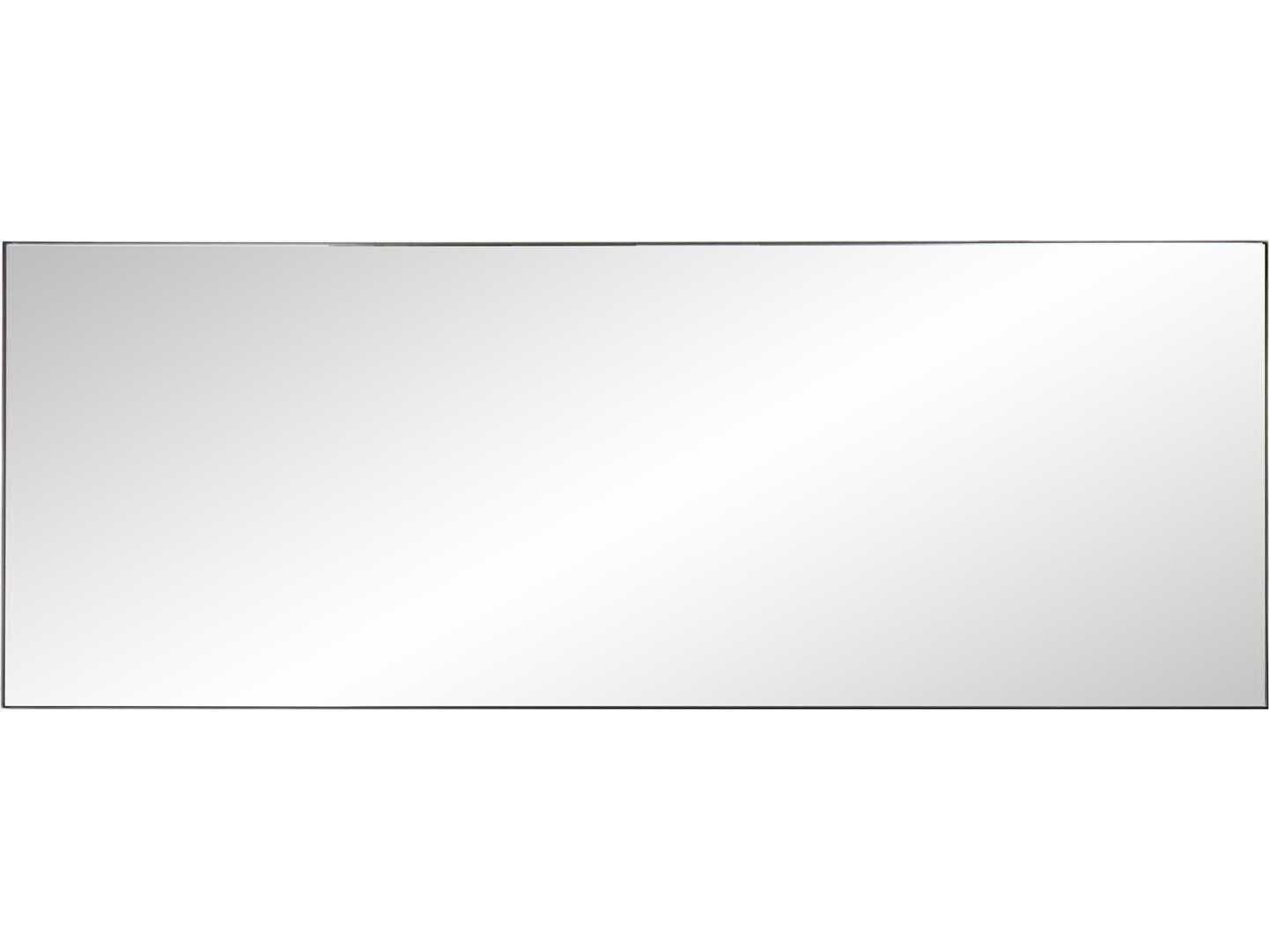 Howard Elliott Van Buren Brass Rectangular Wall Mirror