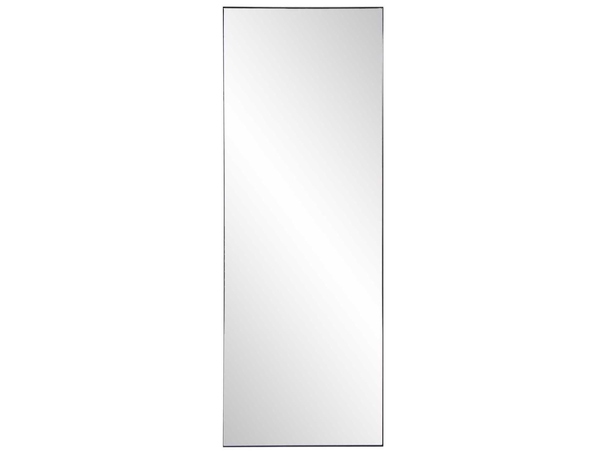 Howard Elliott Van Buren Black Rectangular Wall Mirror