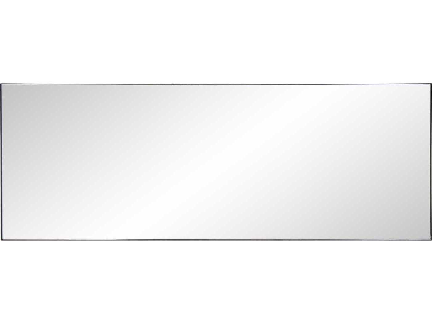 Howard Elliott Van Buren Black Rectangular Wall Mirror