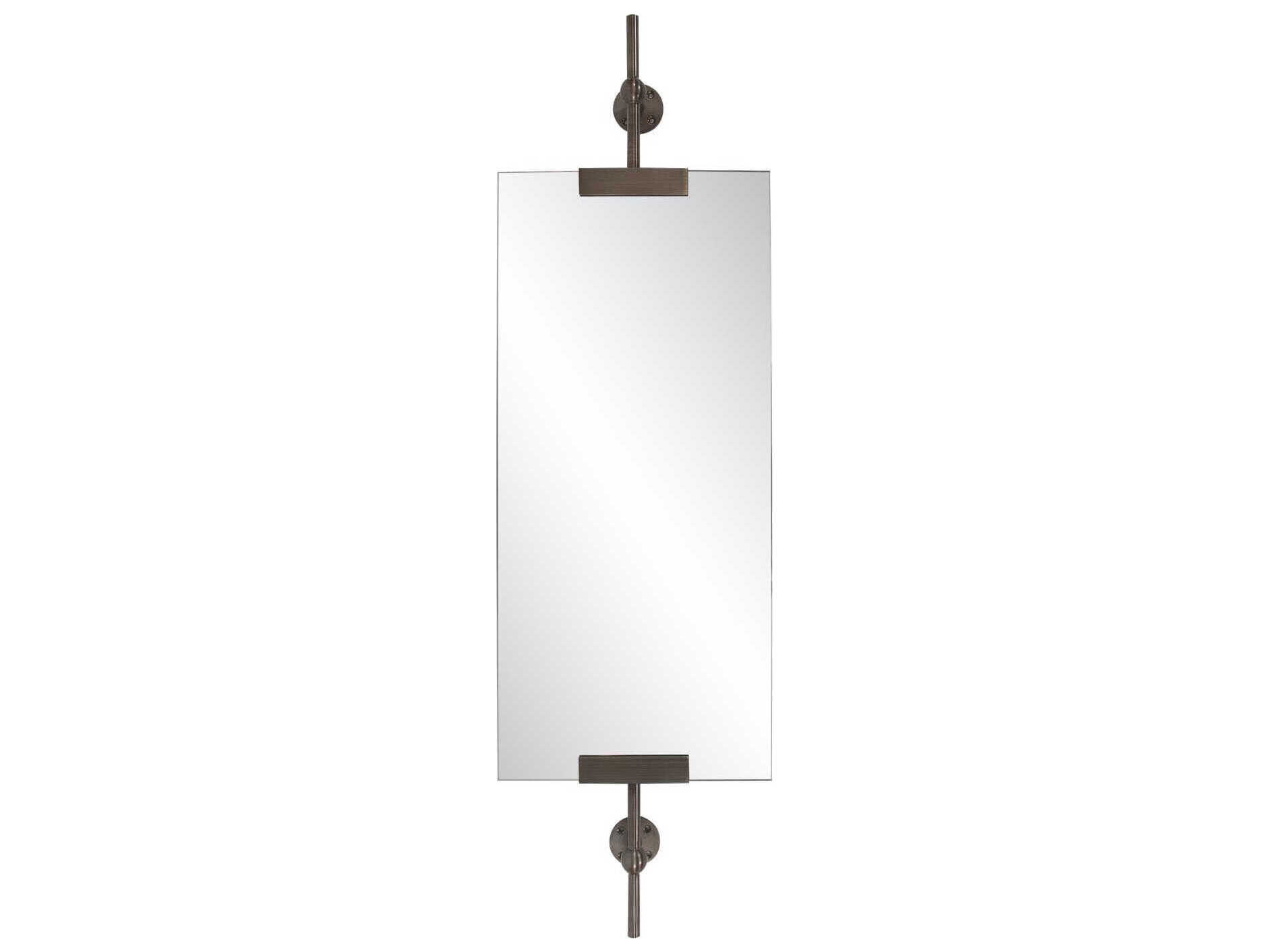 Howard Elliott Wexford Bronze Rectangular Wall Mirror