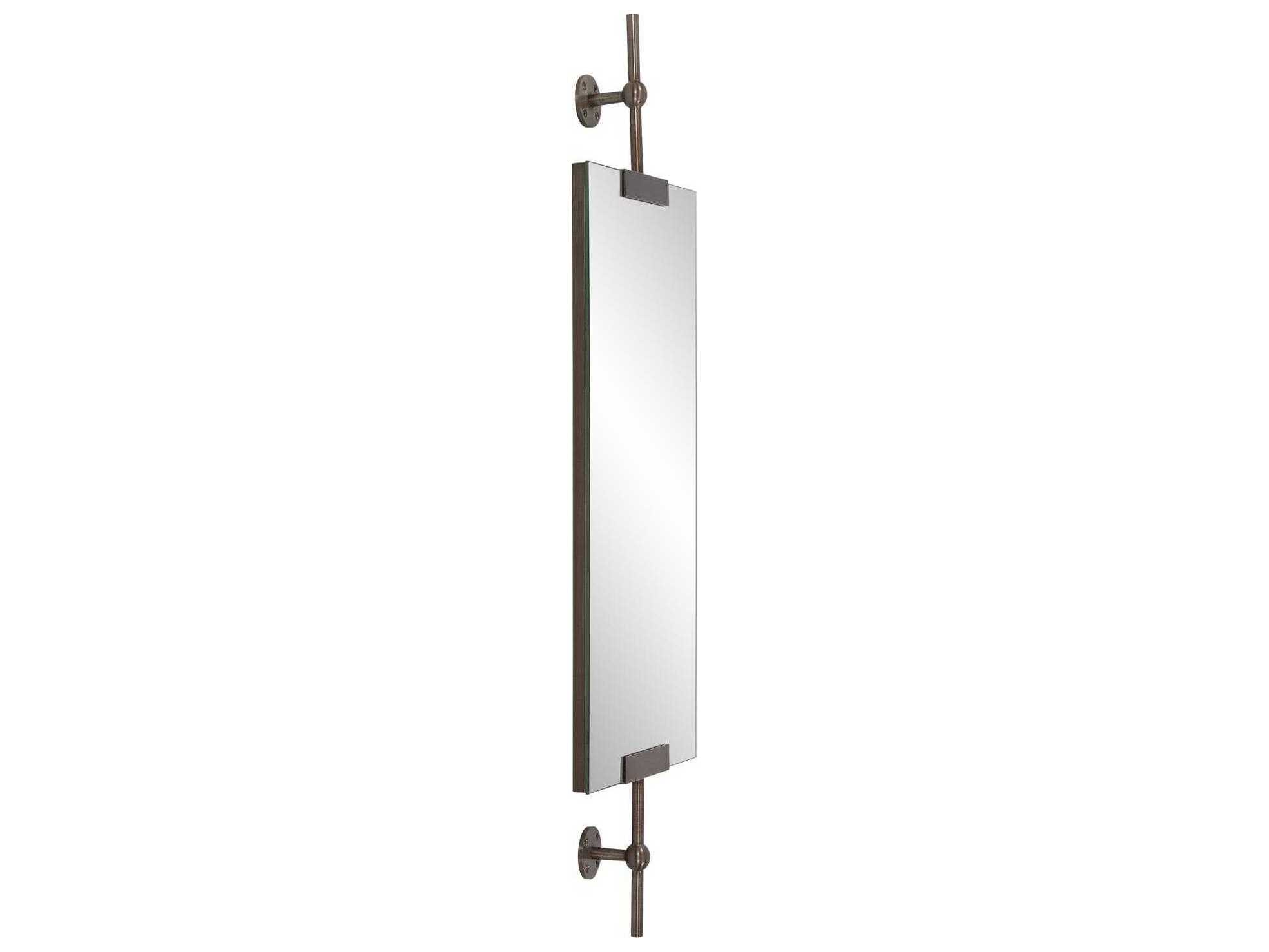 Howard Elliott Wexford Bronze Rectangular Wall Mirror