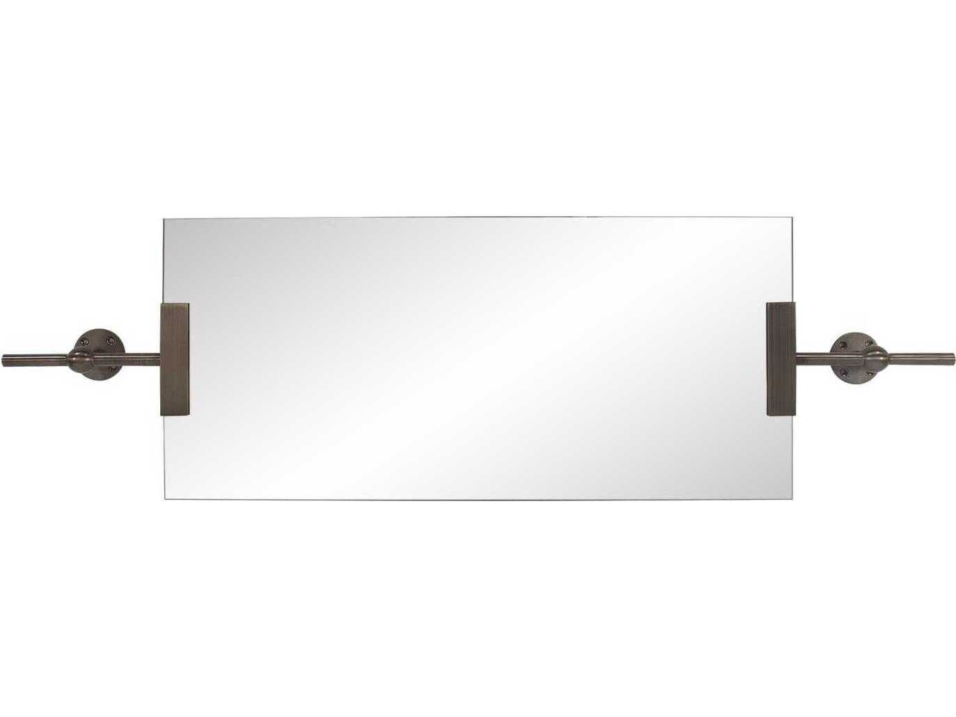 Howard Elliott Wexford Bronze Rectangular Wall Mirror