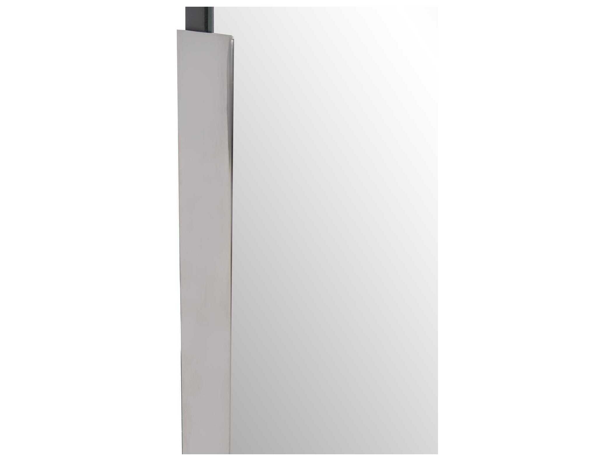 Howard Elliott Dante Black Oval Wall Mirror