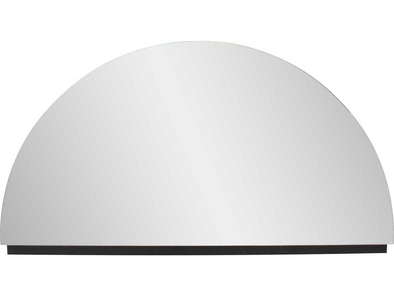 Howard Elliott Italian Frameless Due Specchi Black Wall Mirror