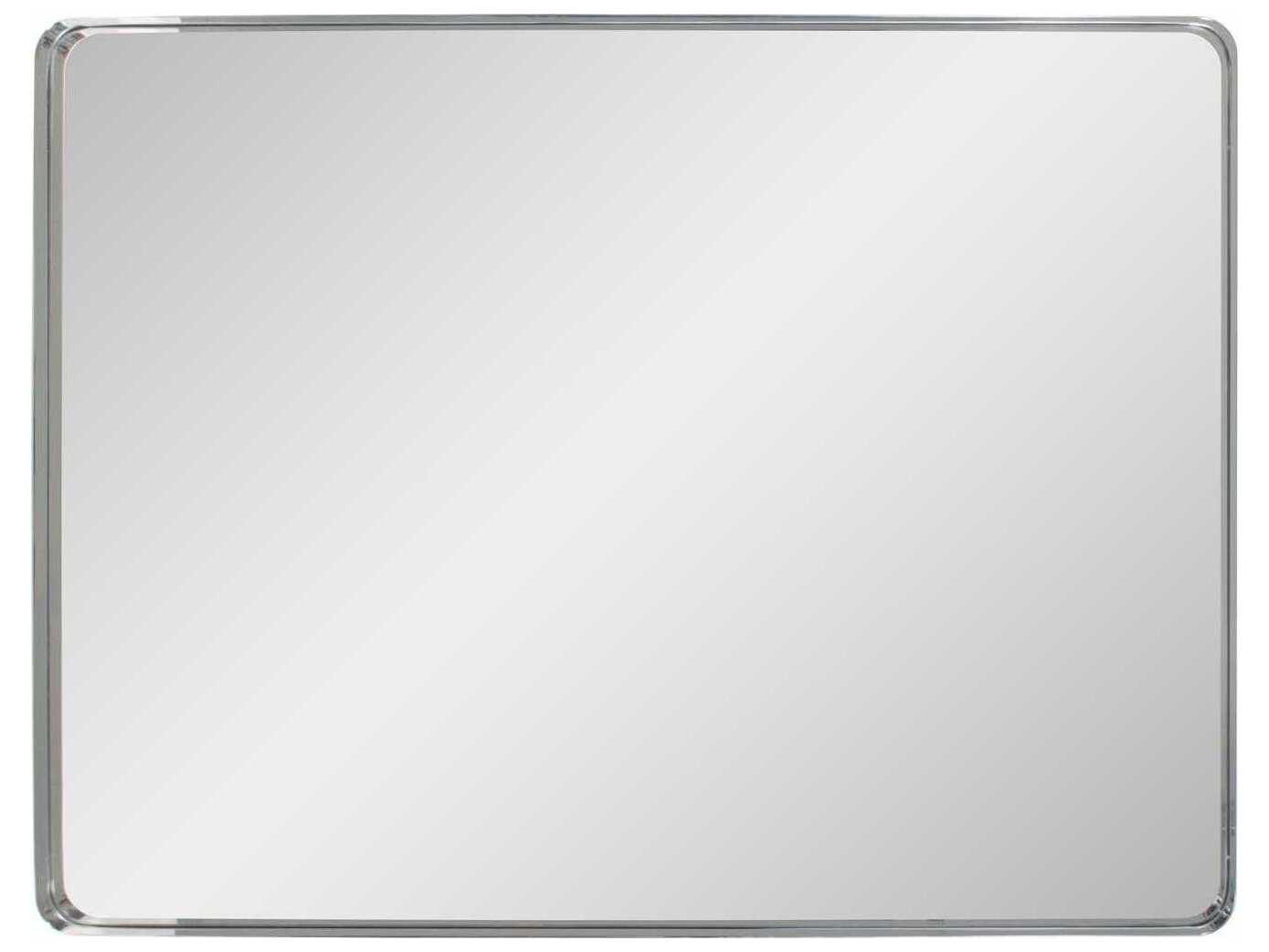 Howard Elliott Steele Silver Rectangular Wall Mirror