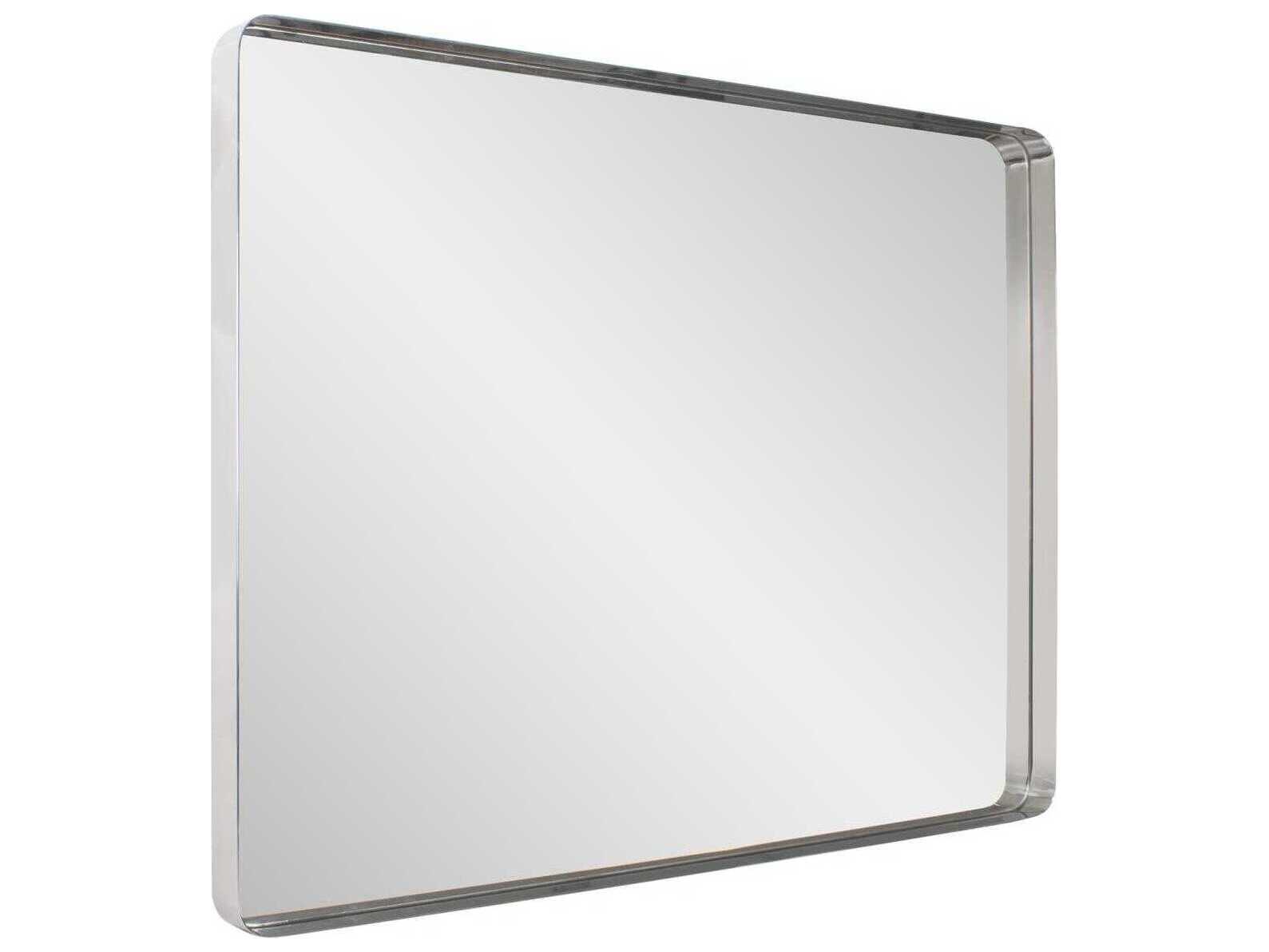 Howard Elliott Steele Silver Rectangular Wall Mirror