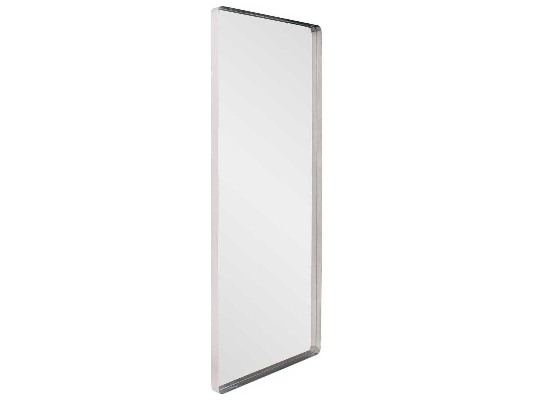 Howard Elliott Steele Silver Rectangular Wall Mirror