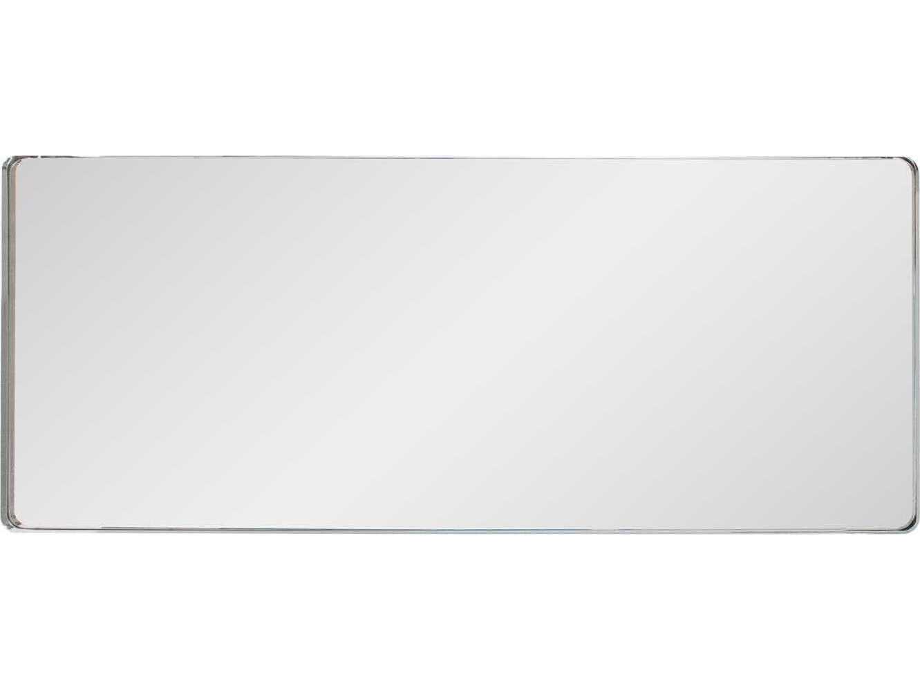 Howard Elliott Steele Silver Rectangular Wall Mirror
