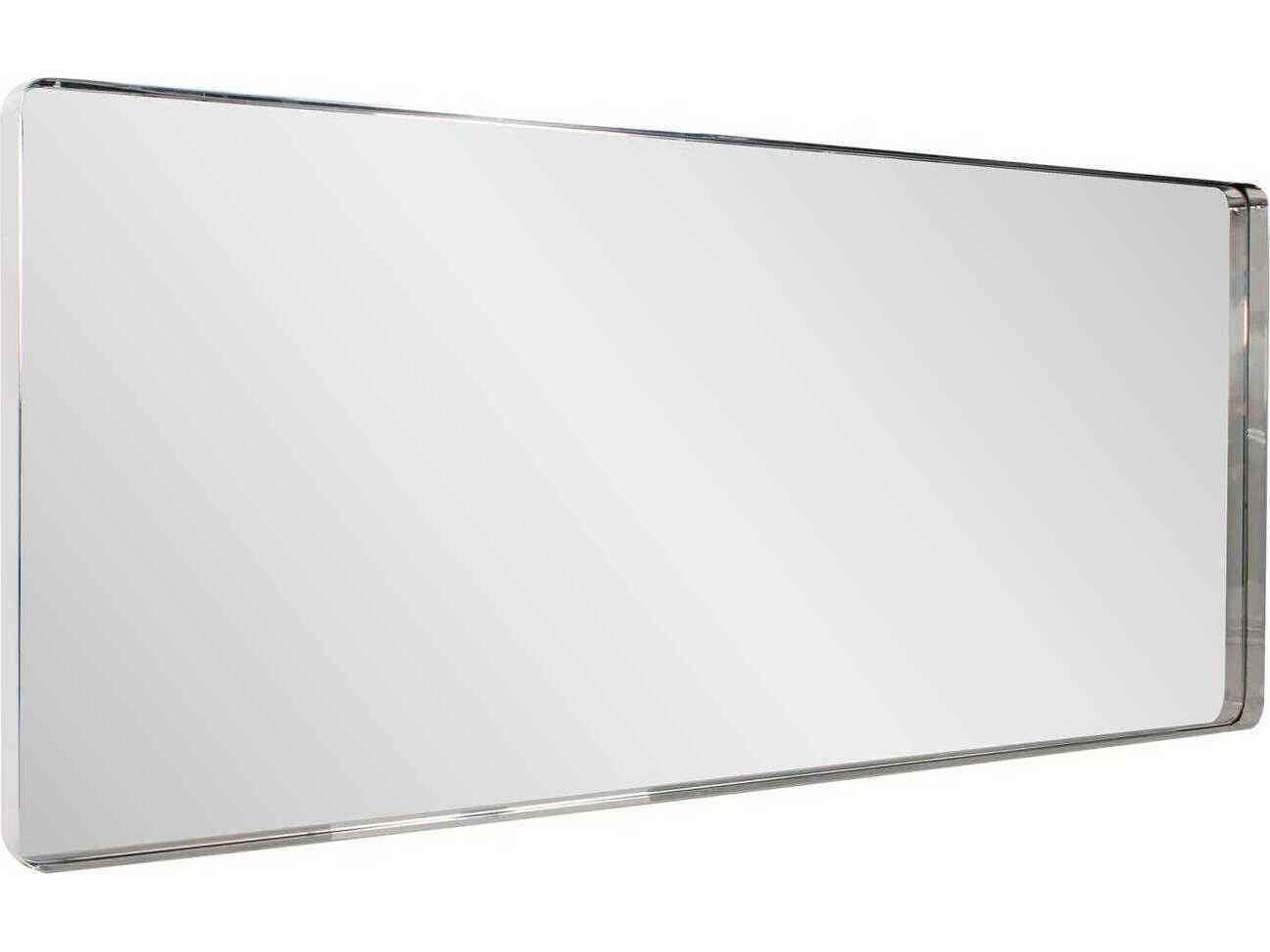 Howard Elliott Steele Silver Rectangular Wall Mirror